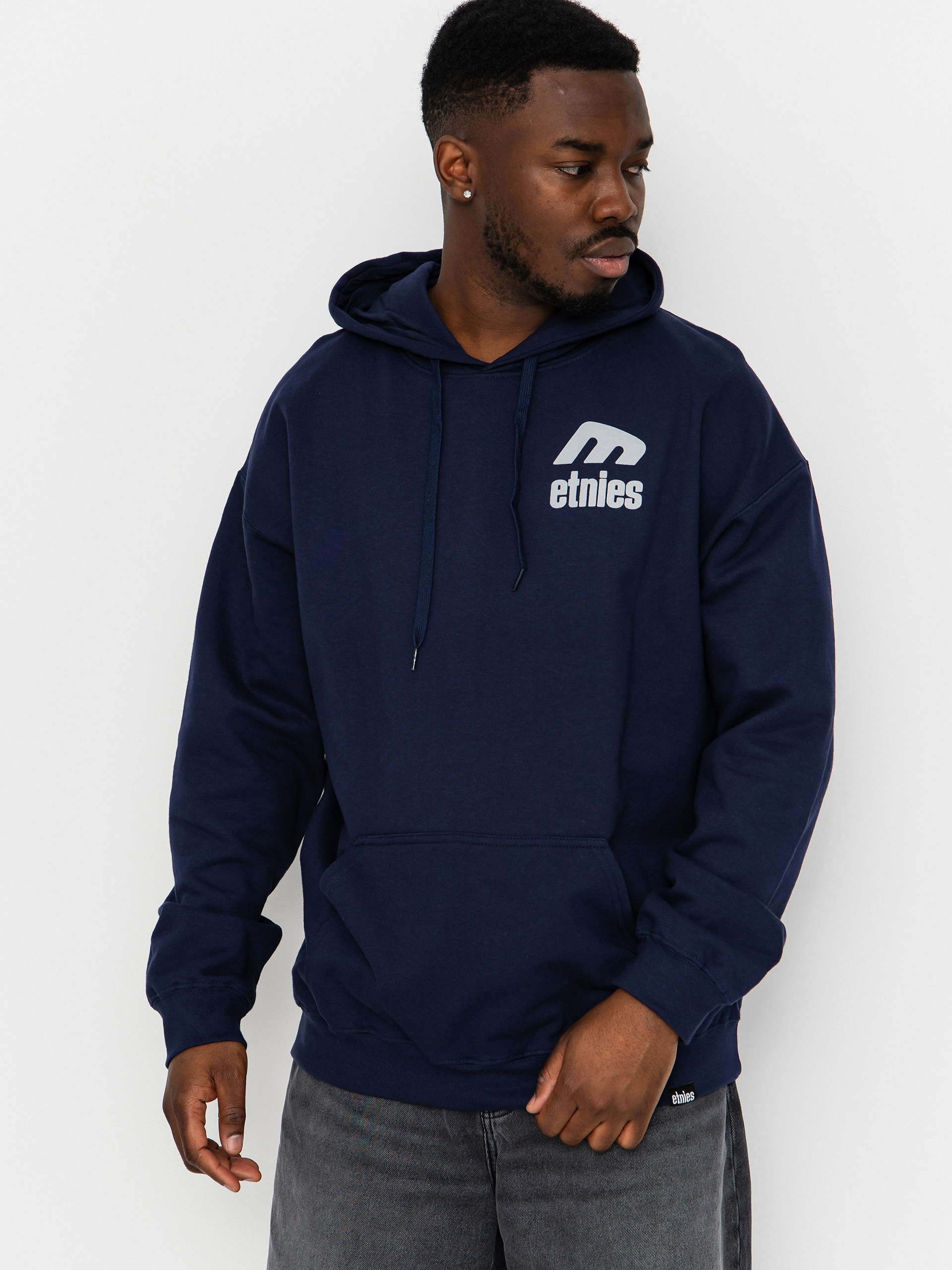 Bluza z kapturem Etnies Icon E HD (navy/grey)