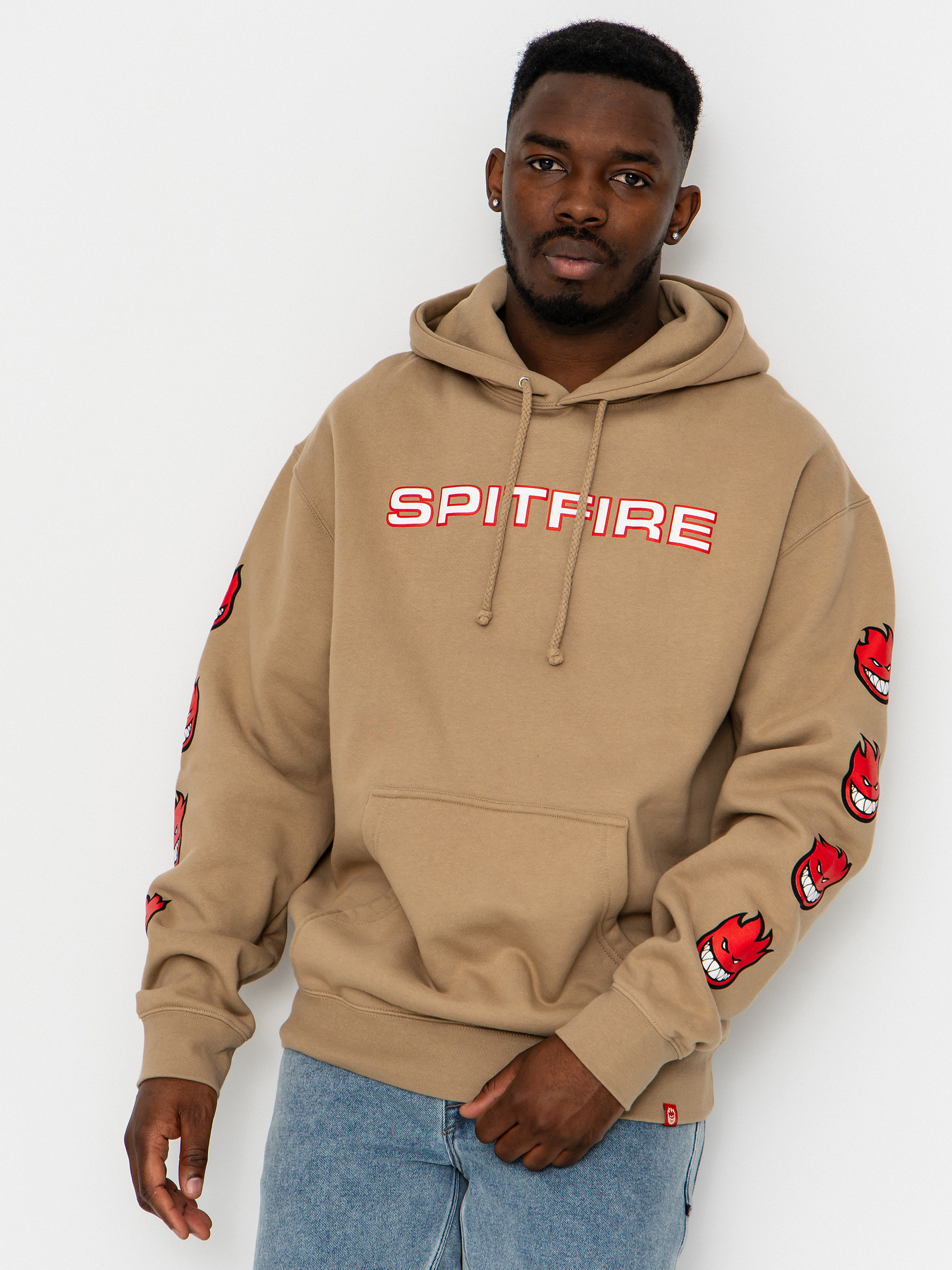 Bluza z kapturem Spitfire Classic 87 Bighead Fill Sleeve HD