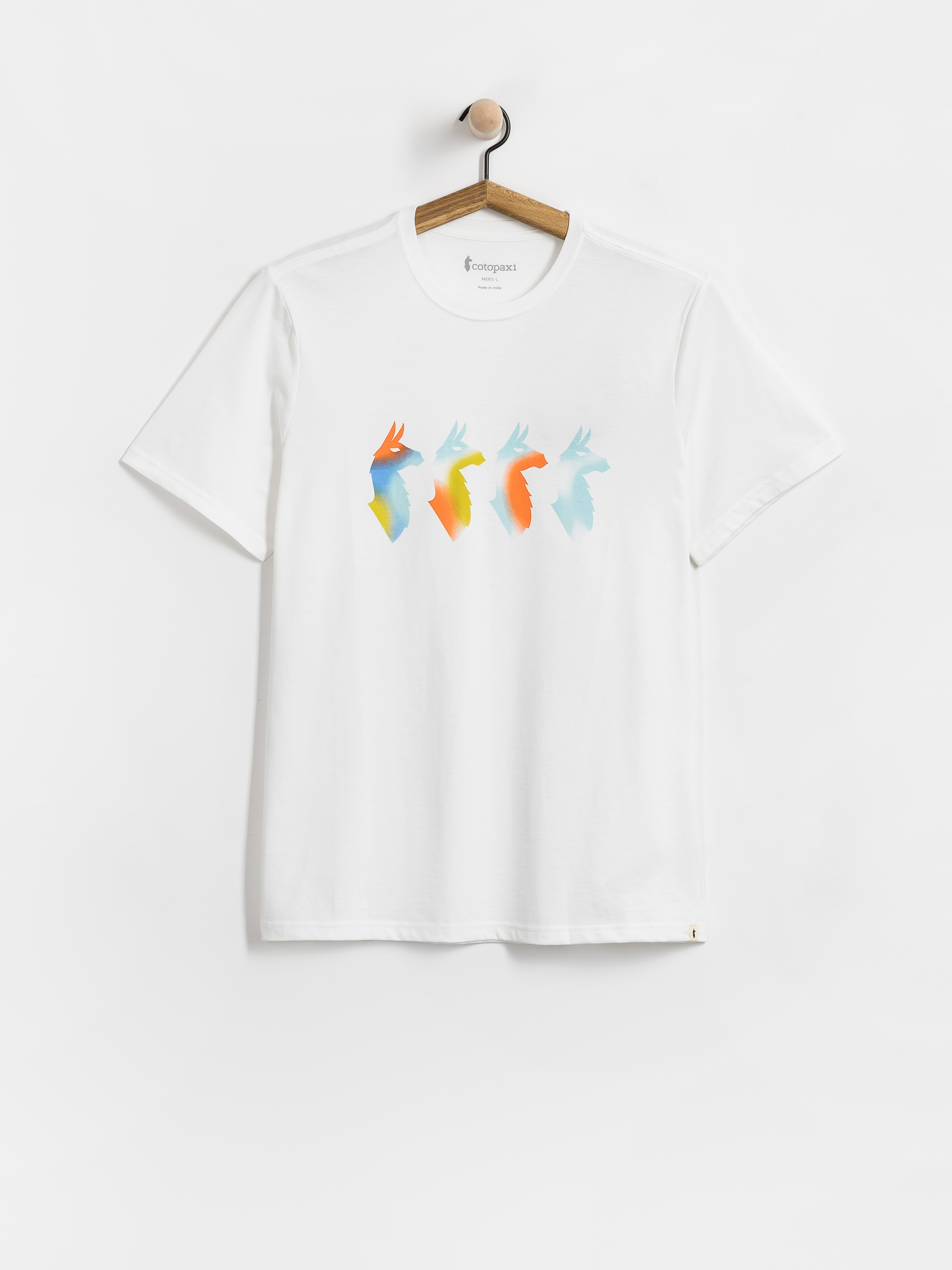 T-shirt Cotopaxi Cuatro Bitmap (white)