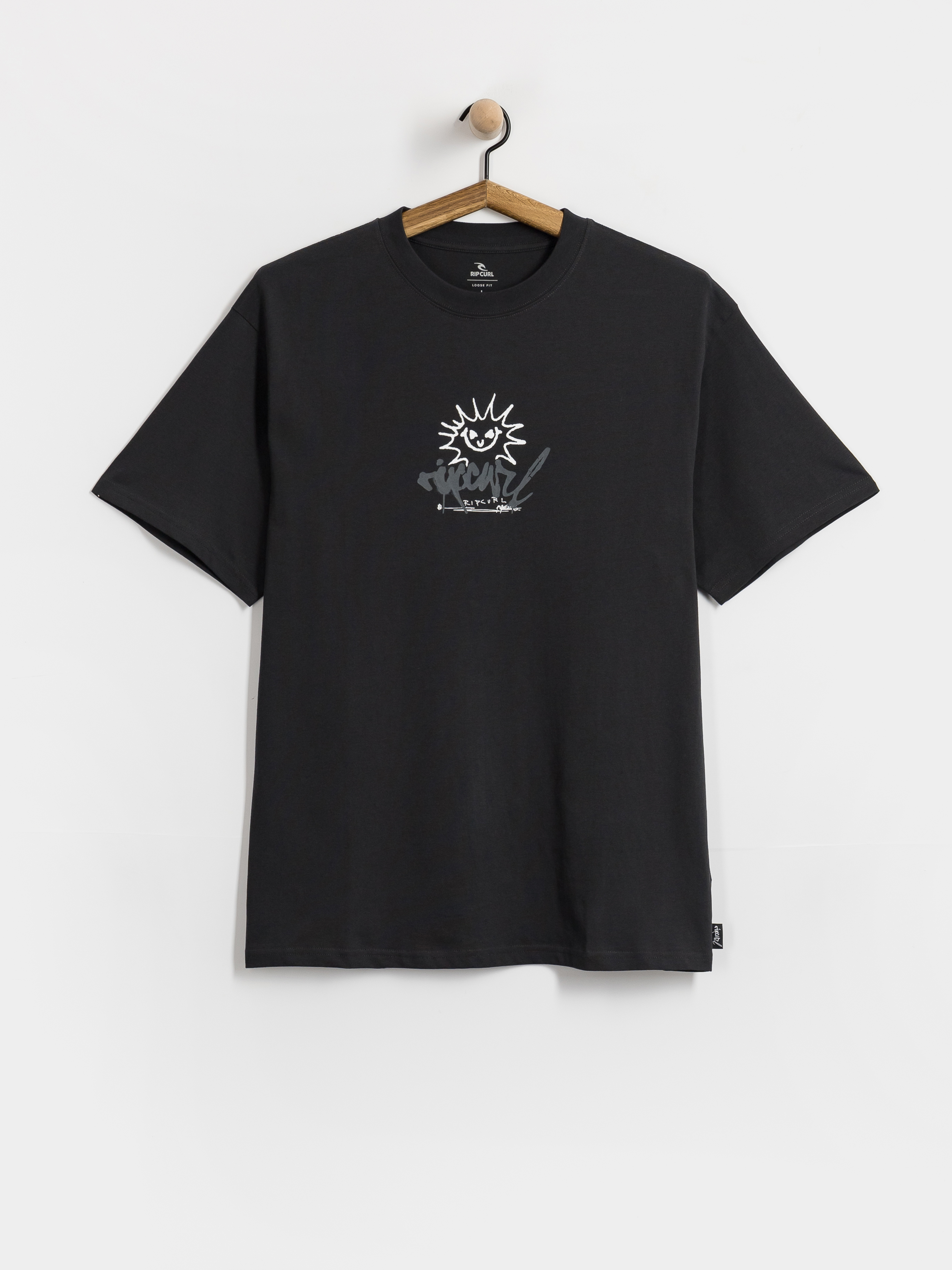 T-shirt Rip Curl Inner Visions Rotten Sun (washed black)