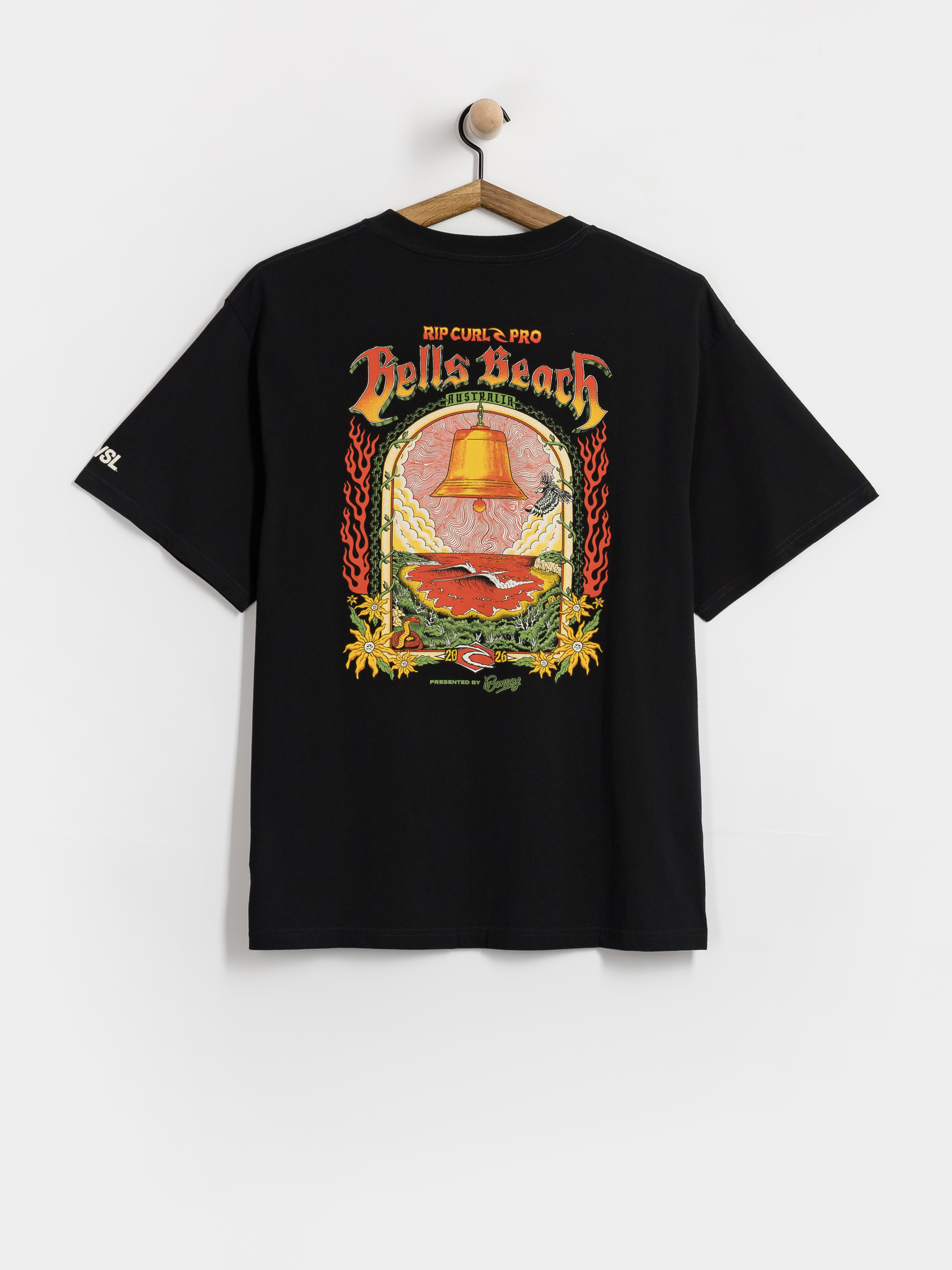 T-shirt Rip Curl Bells Pro 26 Event (black)