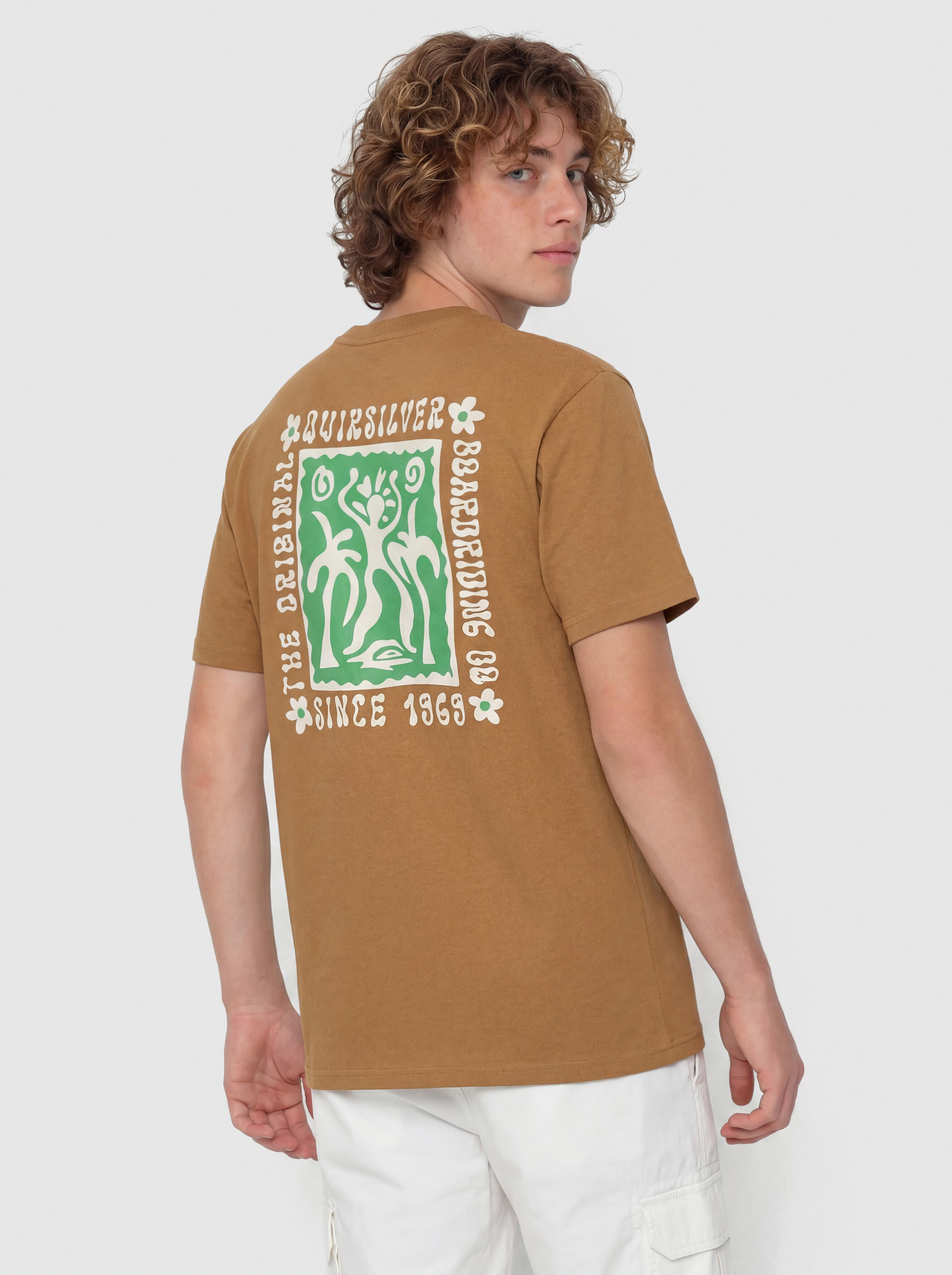 T-shirt Quiksilver Serenity Splash (tobacco brown)
