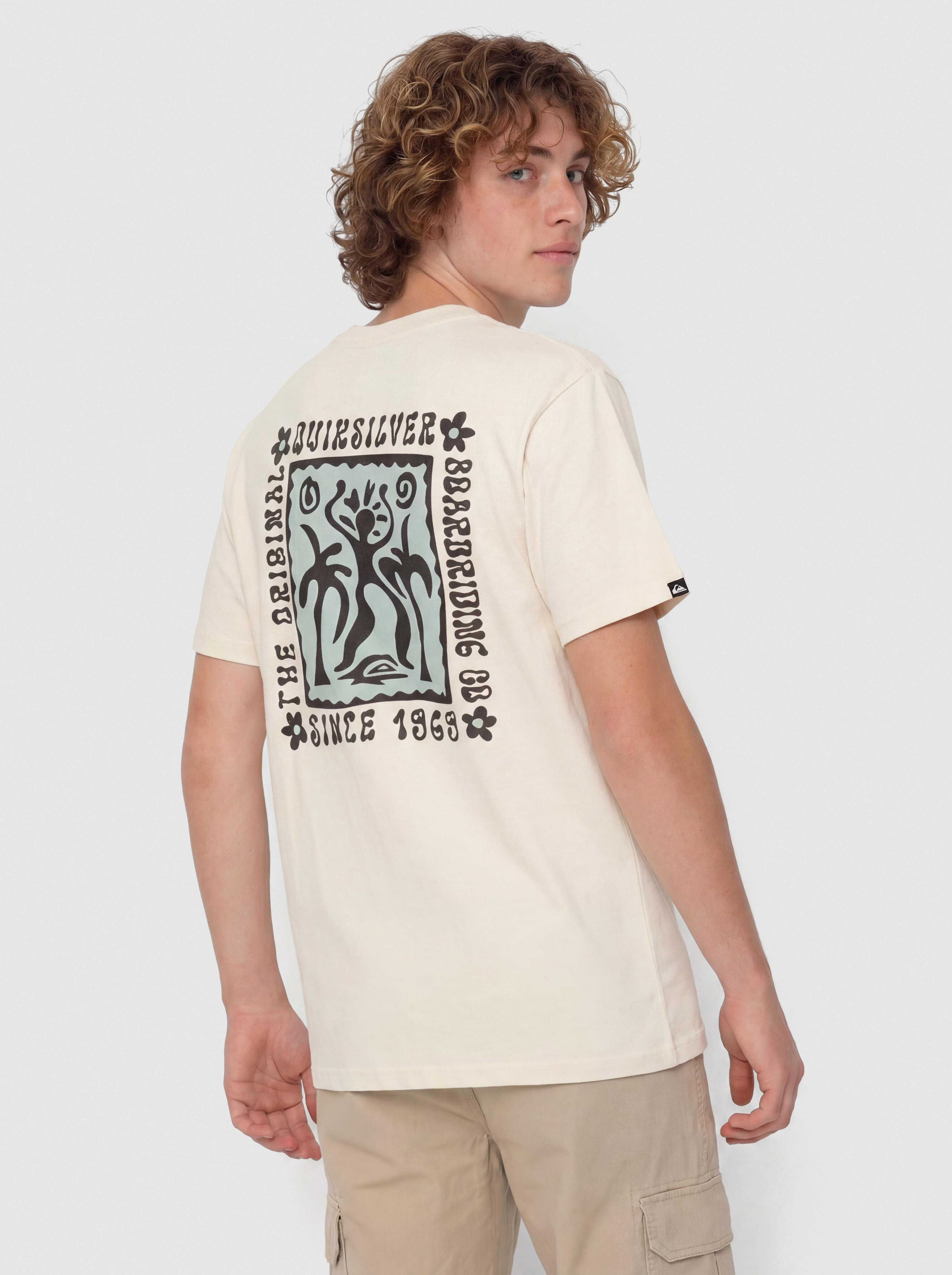 T-shirt Quiksilver Serenity Splash (bone white)