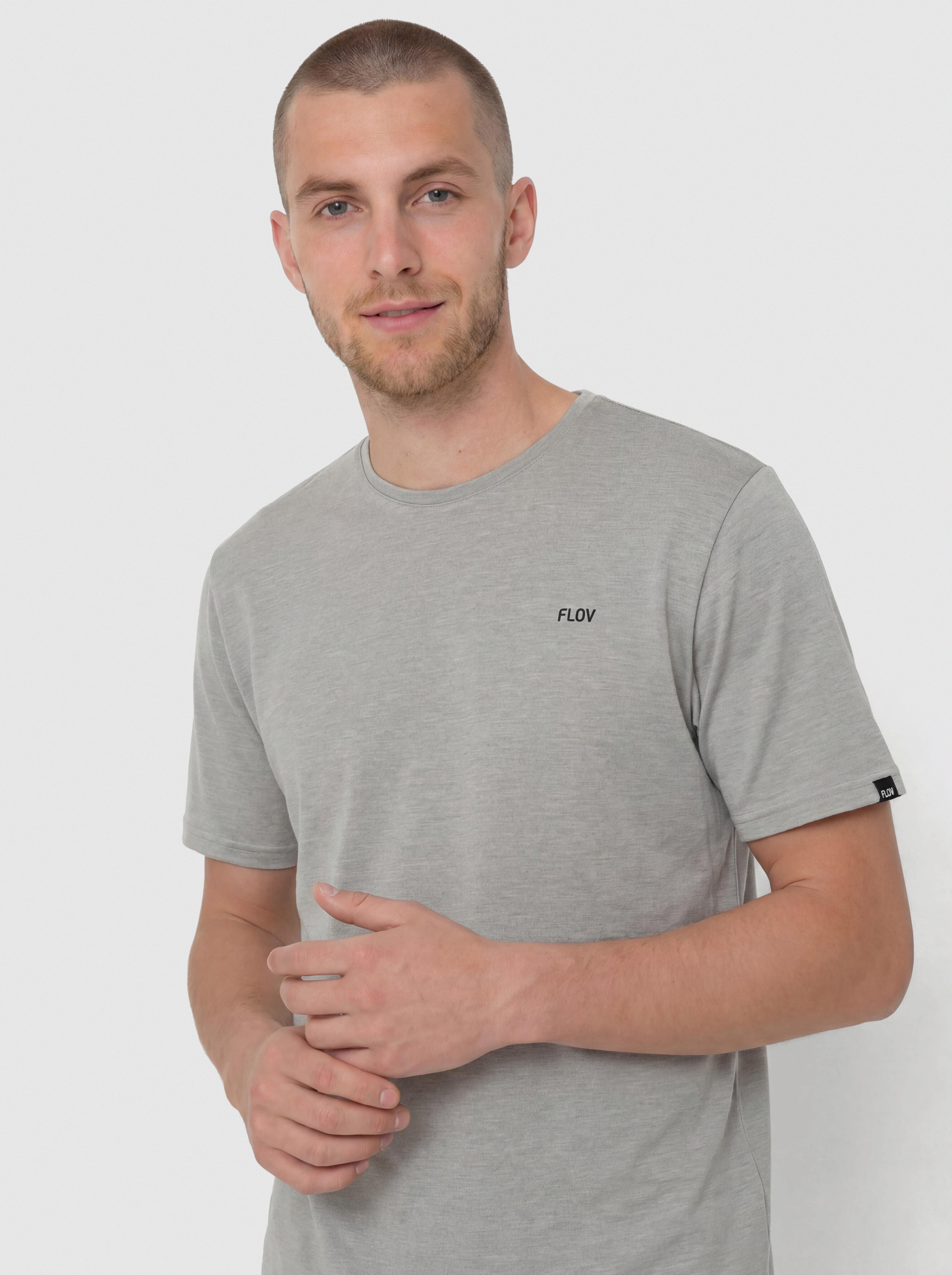 T-shirt FLOV Timberon (light grey/dark grey)