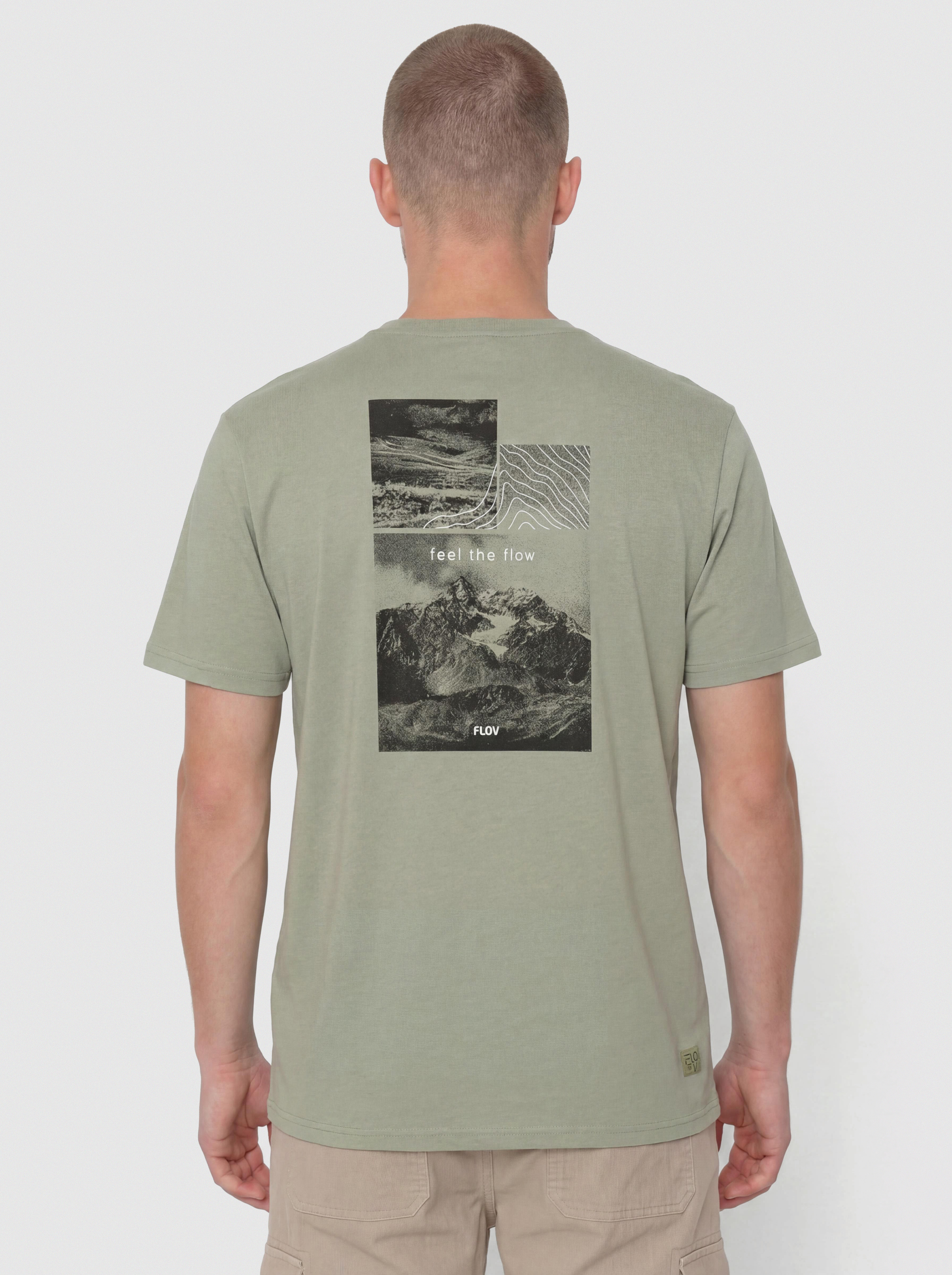 T-shirt FLOV Morro (green/dark grey)