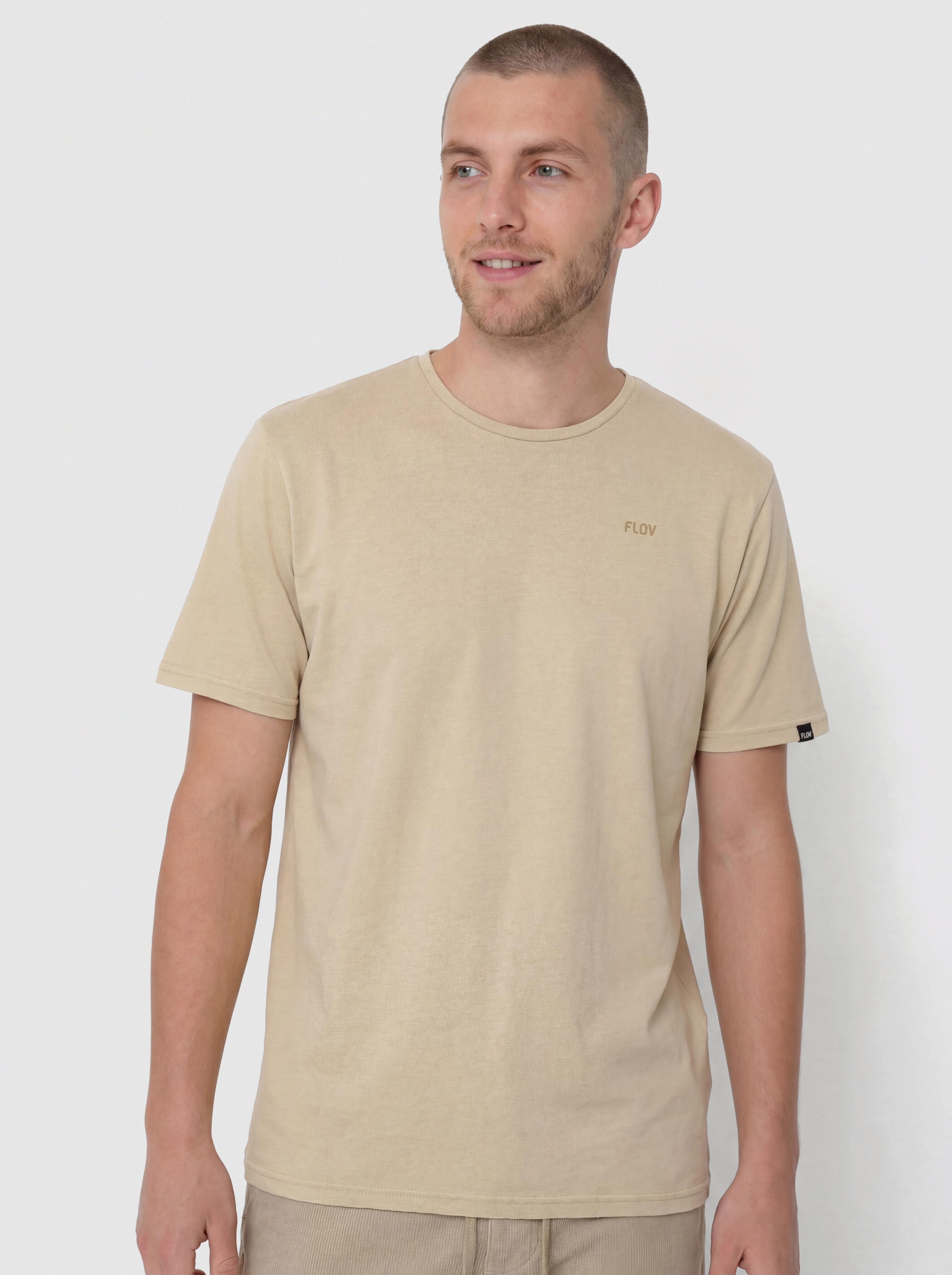 T-shirt FLOV Morro (beige/dark grey)