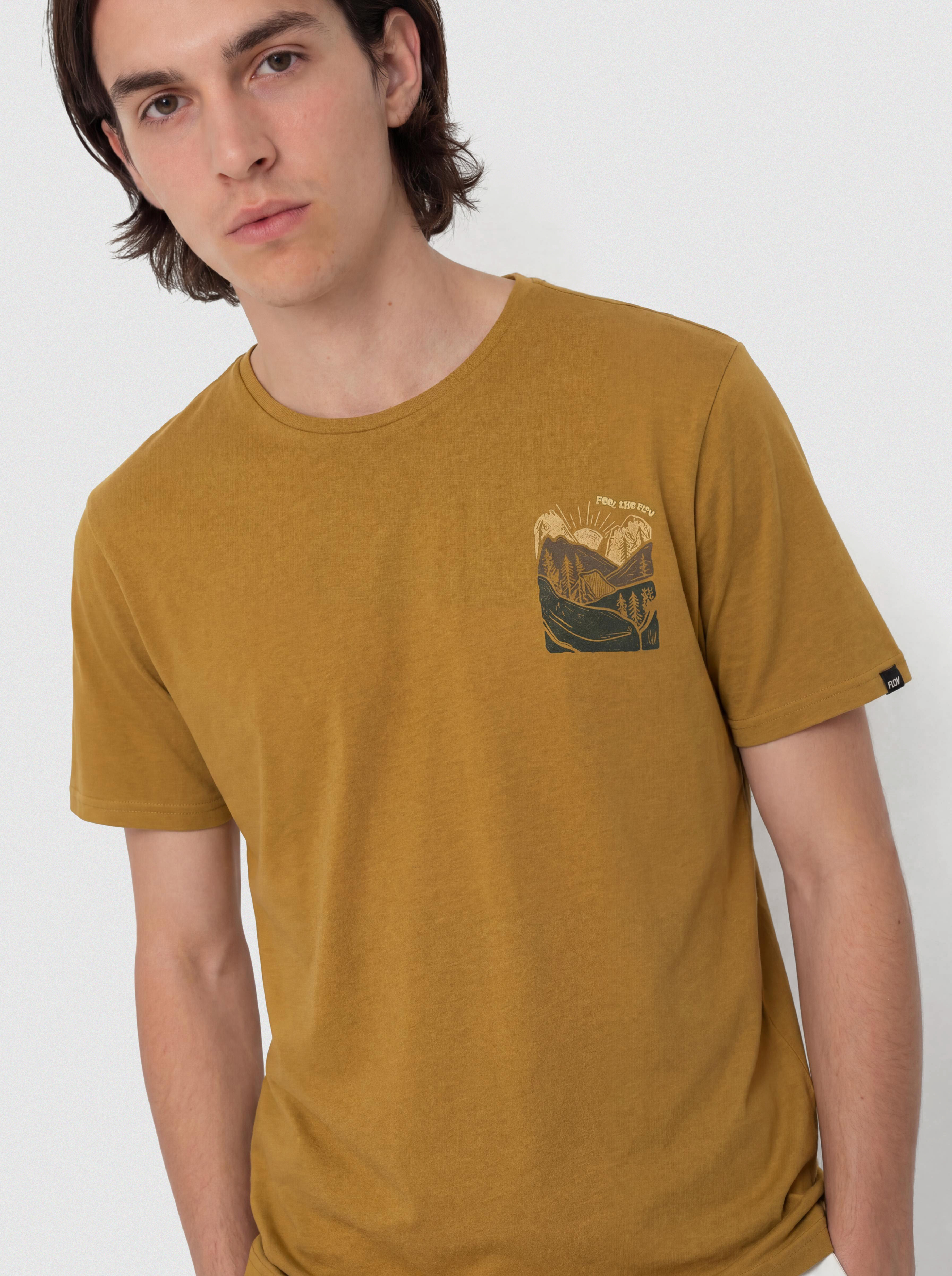 T-shirt FLOV Timberon (light brown/olive)