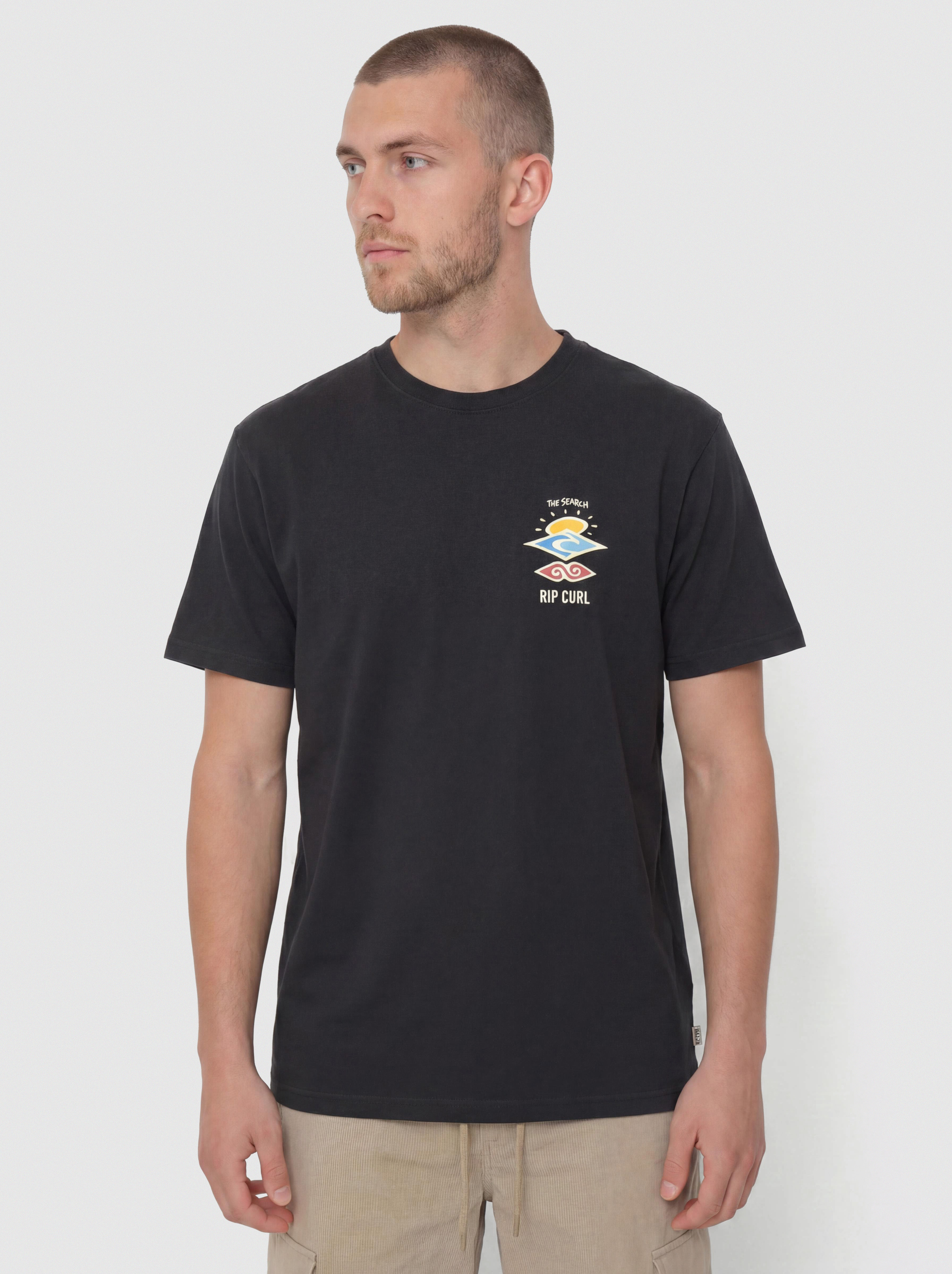T-shirt Rip Curl Search Icon (black)