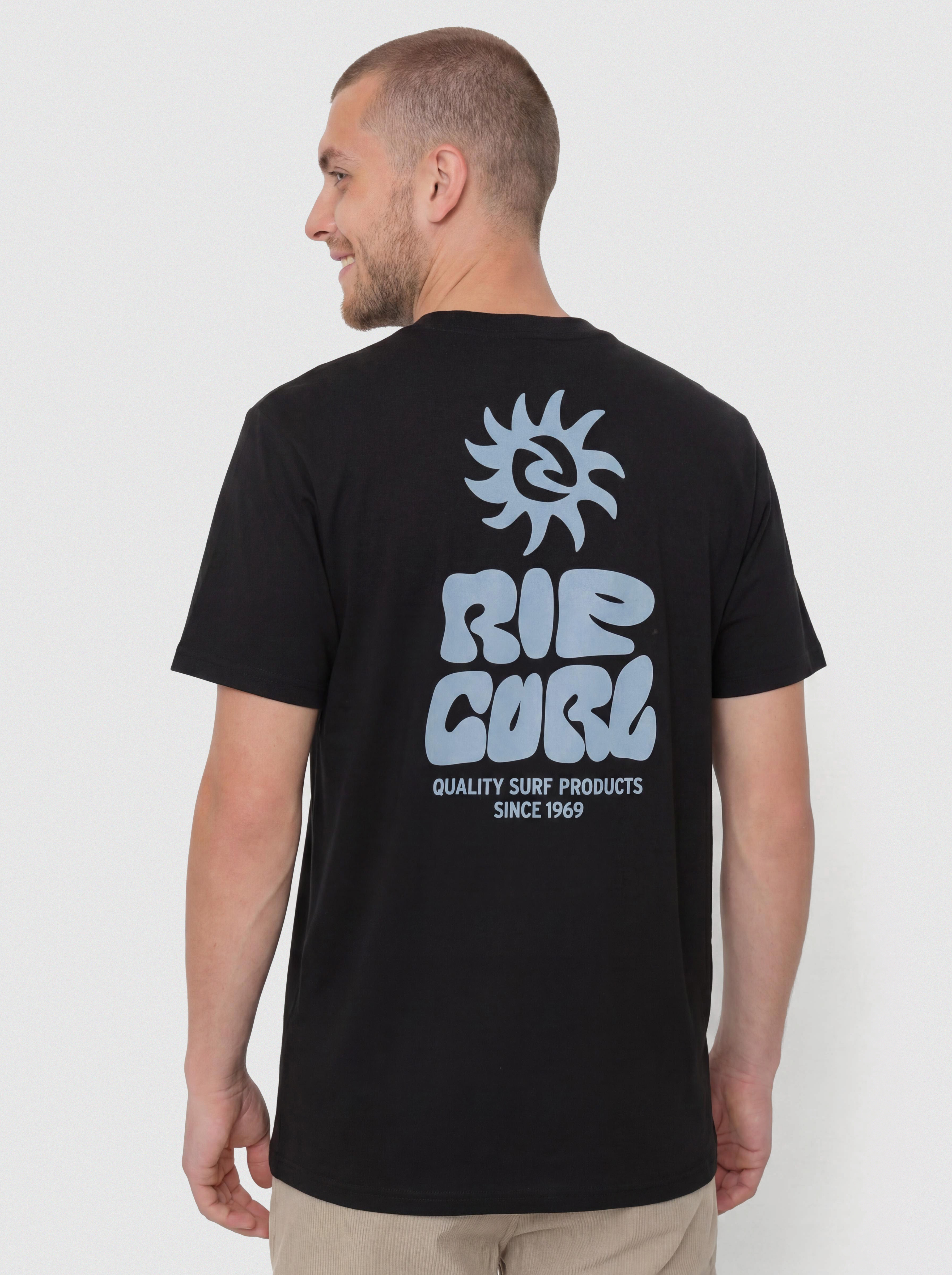 T-shirt Rip Curl Pacific Rinse Glass Off (black)