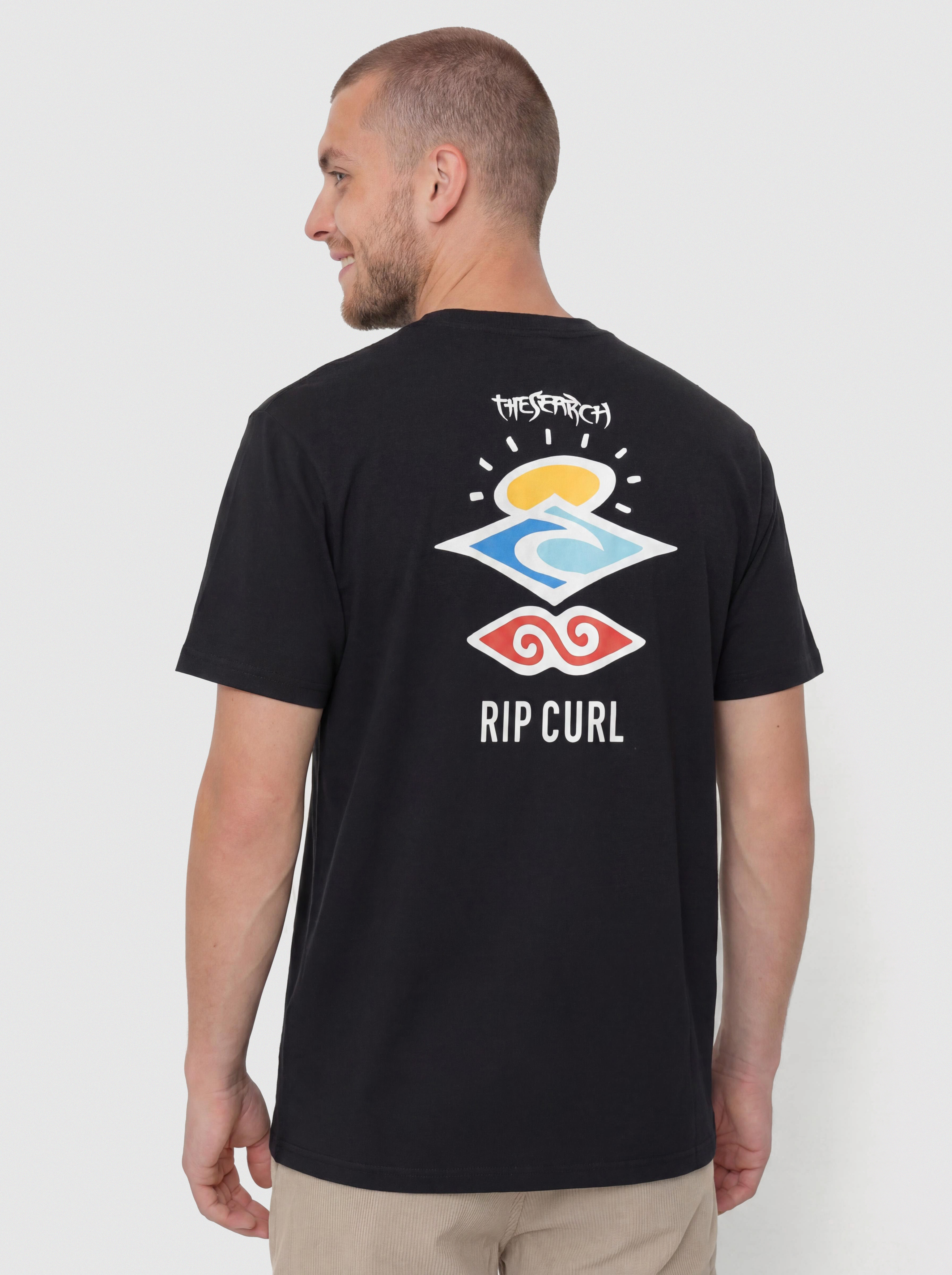 T-shirt Rip Curl Search Icon (black)