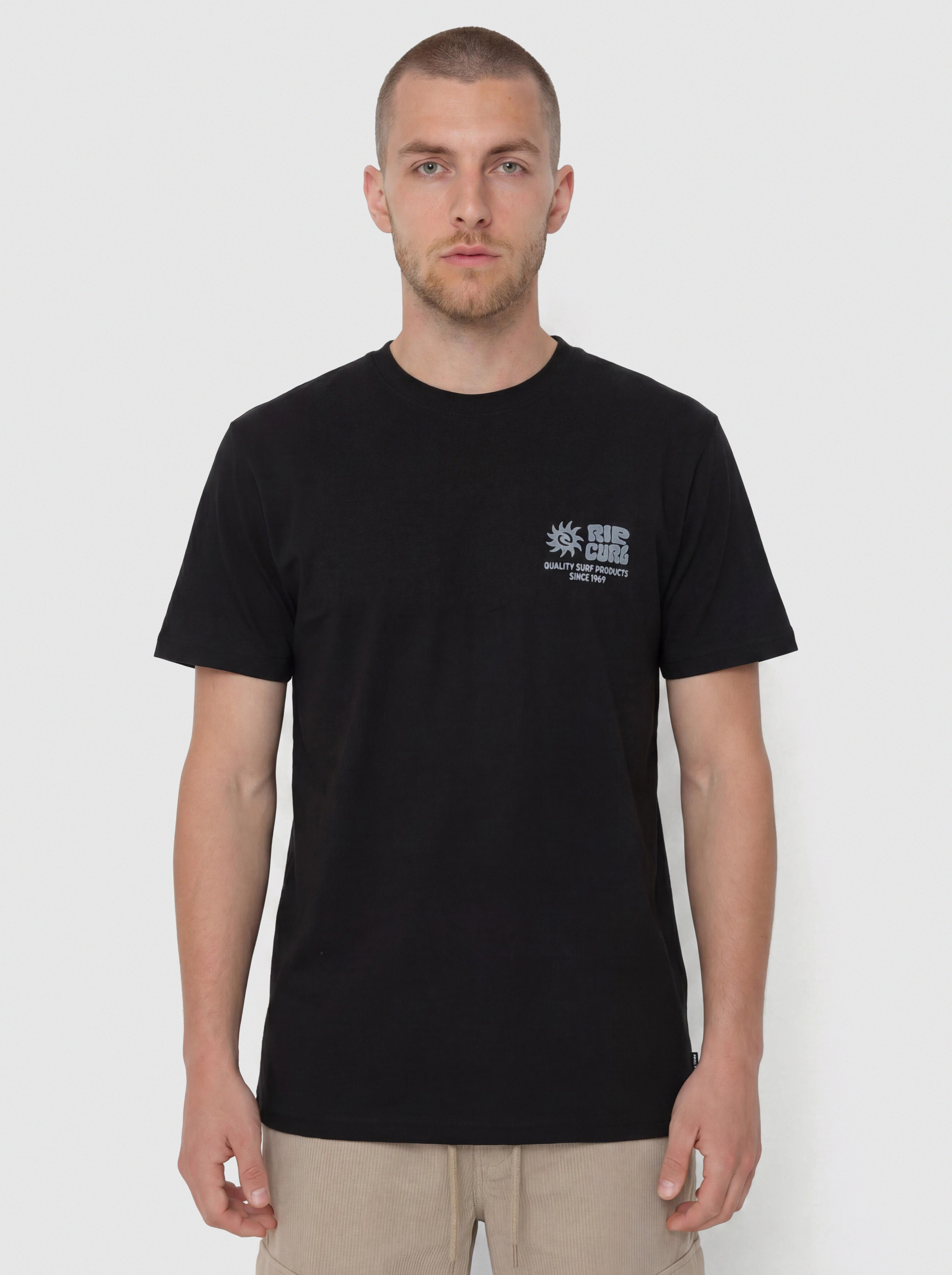 T-shirt Rip Curl Pacific Rinse Glass Off (black)