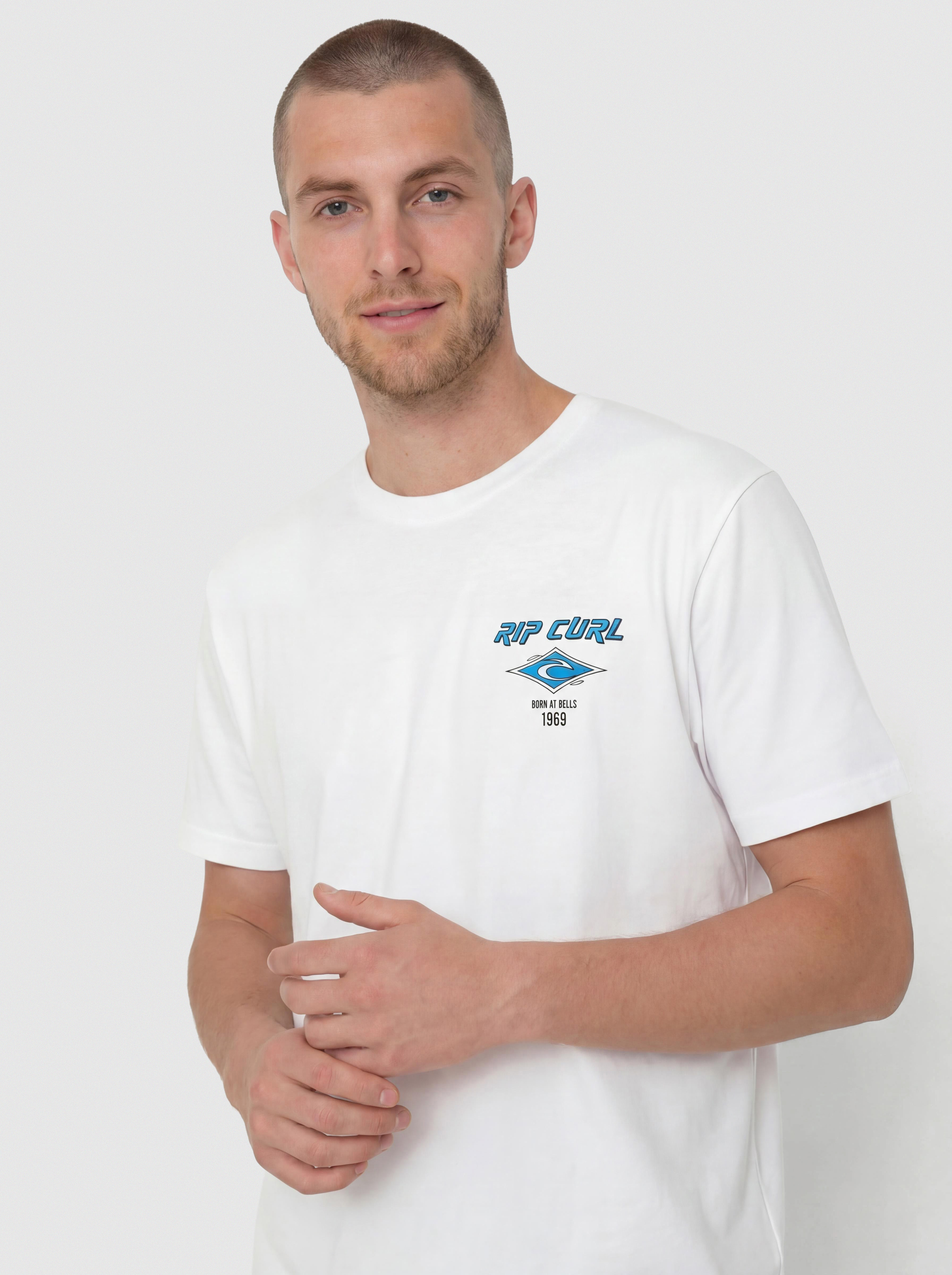 T-shirt Rip Curl Fade Out Icon (white)