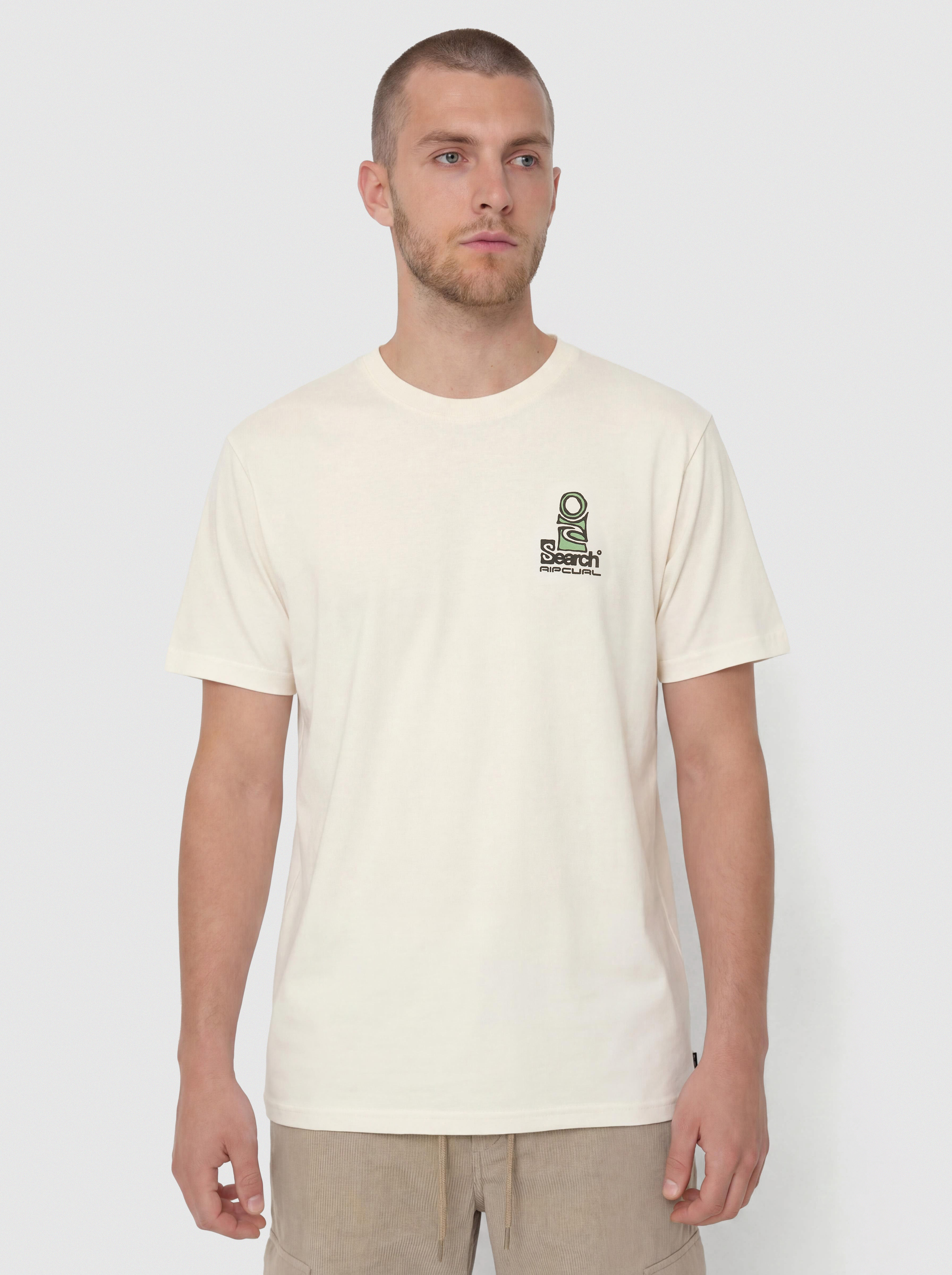 T-shirt Rip Curl Vaporcool Search Stack (bone)