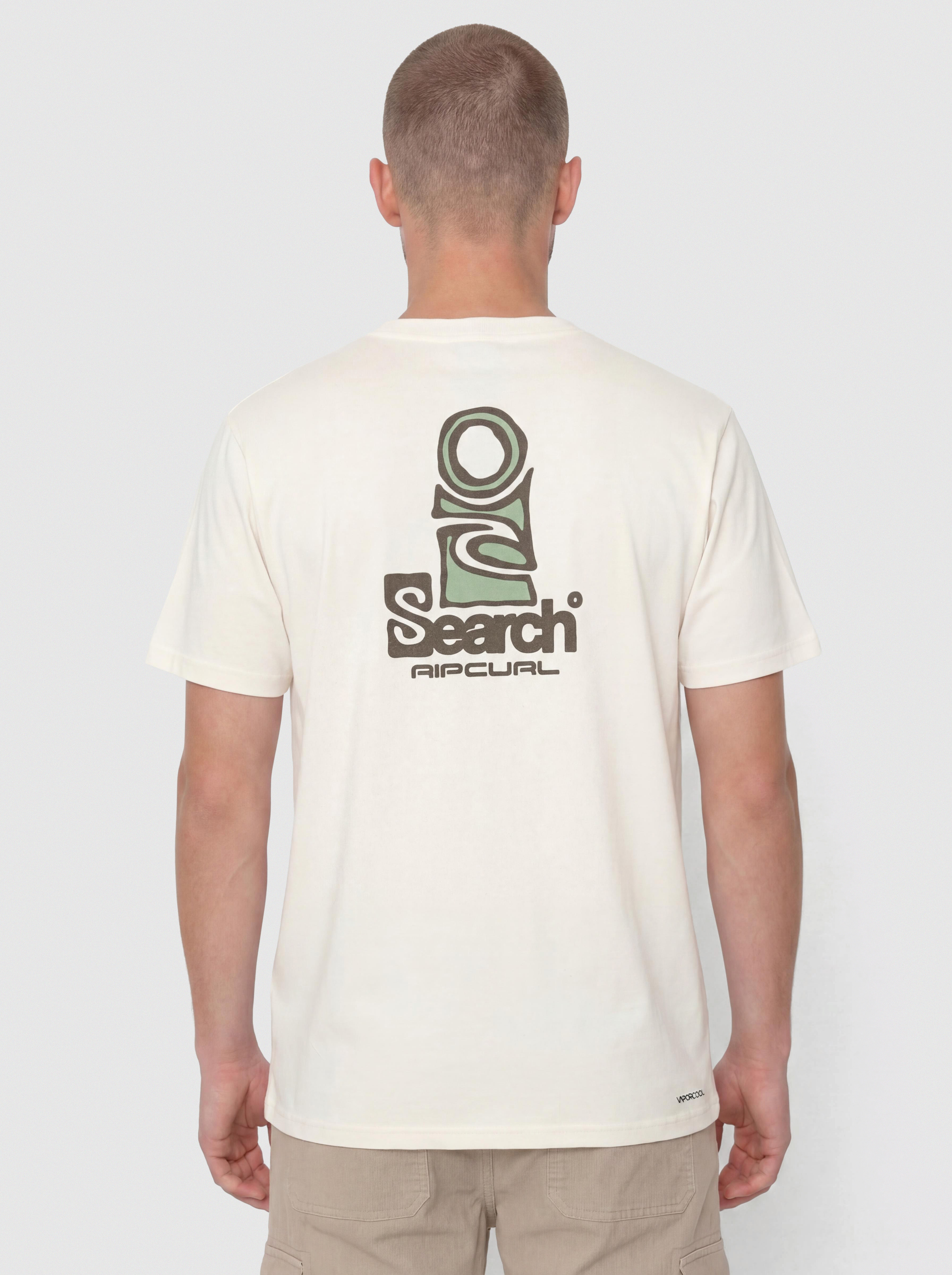 T-shirt Rip Curl Vaporcool Search Stack (bone)