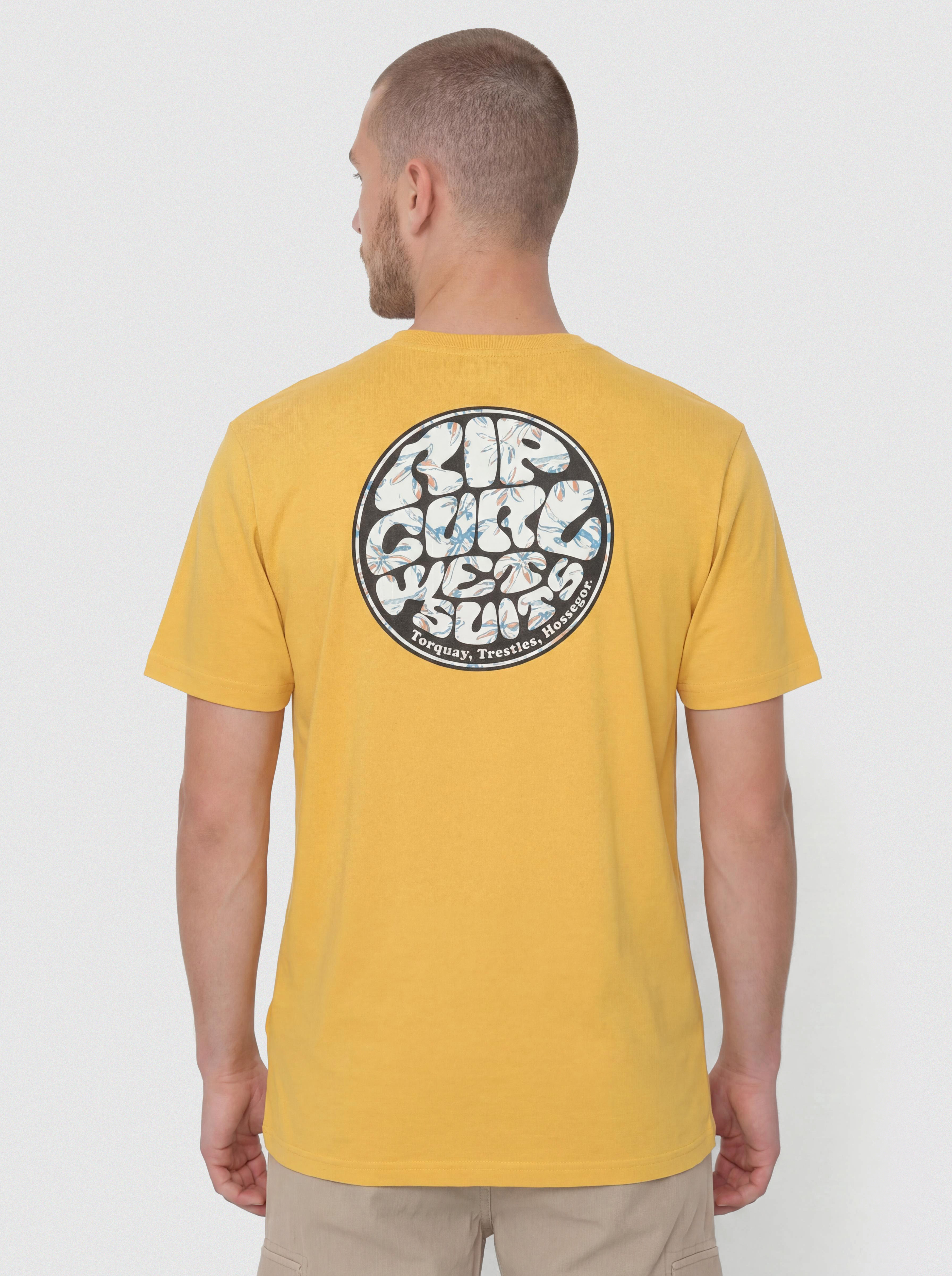 T-shirt Rip Curl Wettie Passage Icon (ochre)