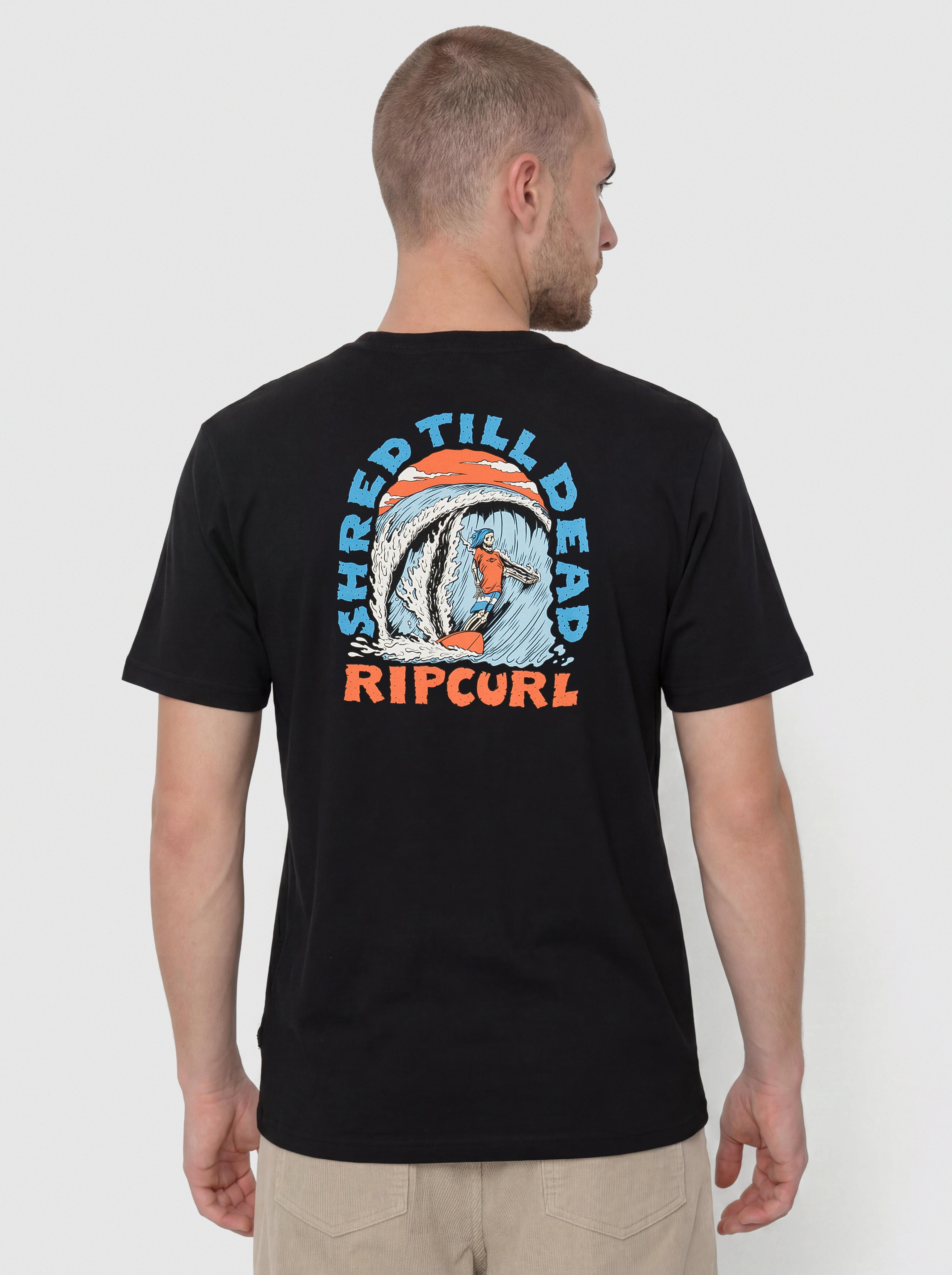 T-shirt Rip Curl Shred Til (black)