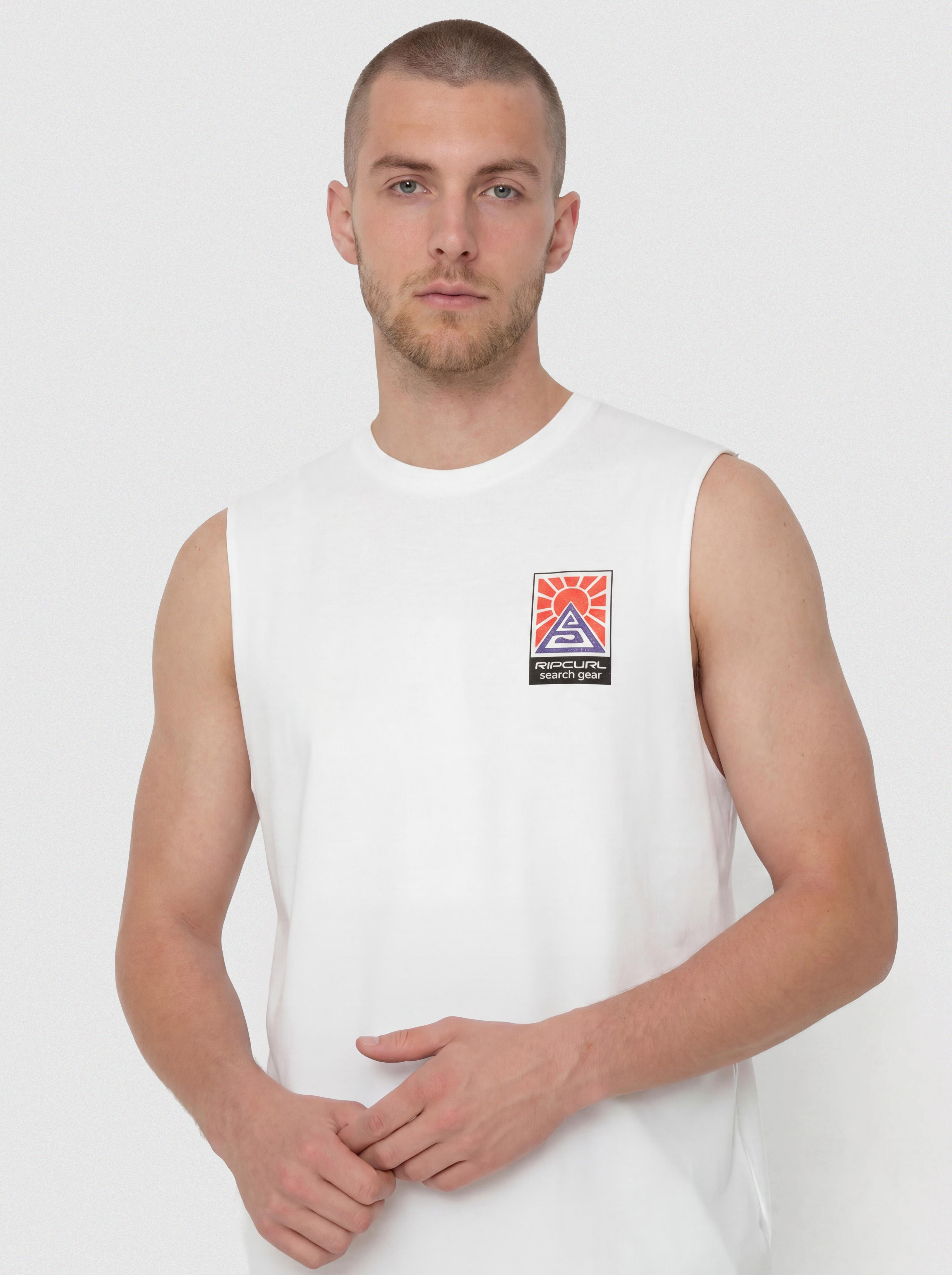 T-shirt Rip Curl Search Dawn Muscle (bone)