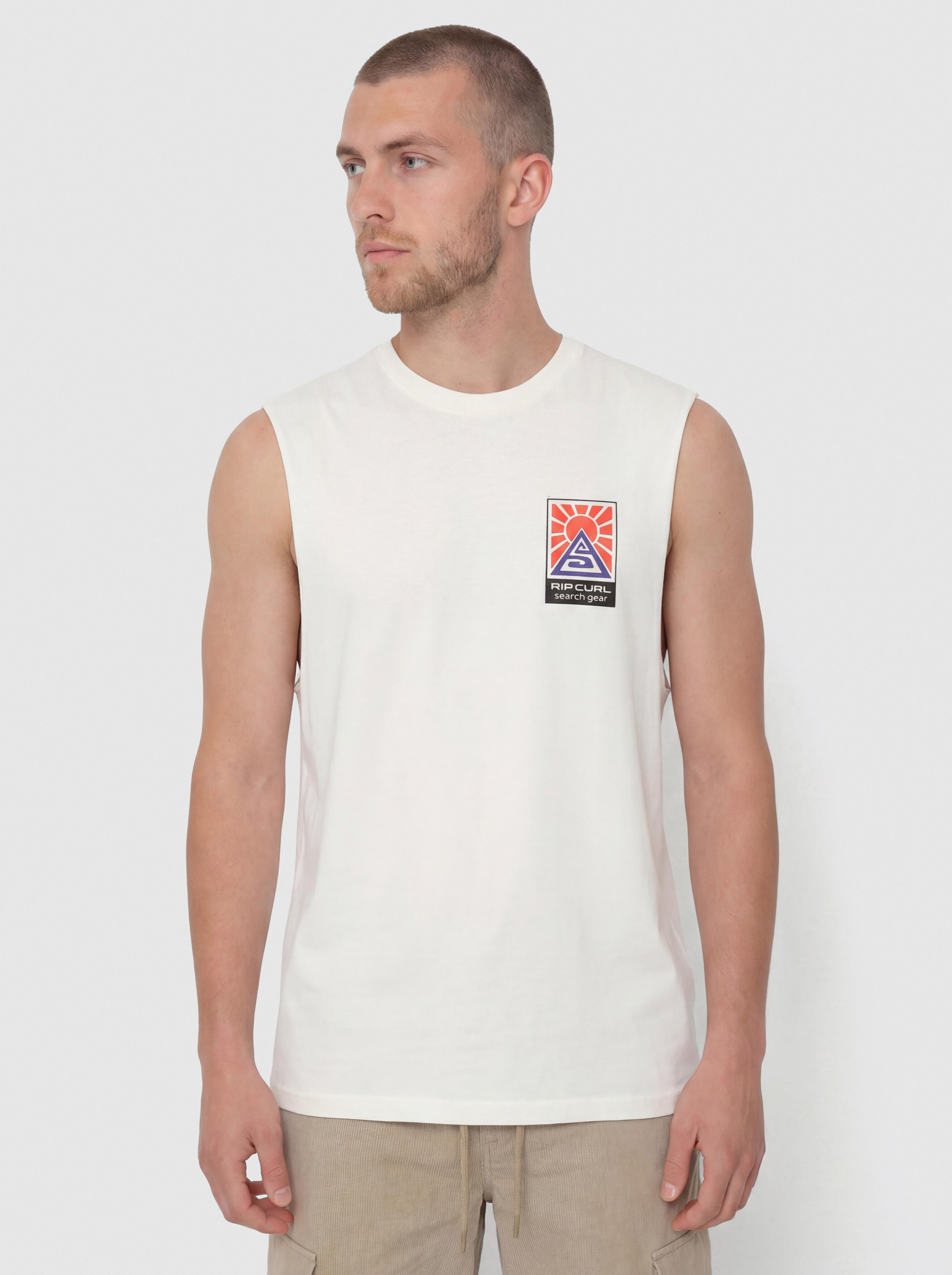 T-shirt Rip Curl Search Dawn Muscle (bone)