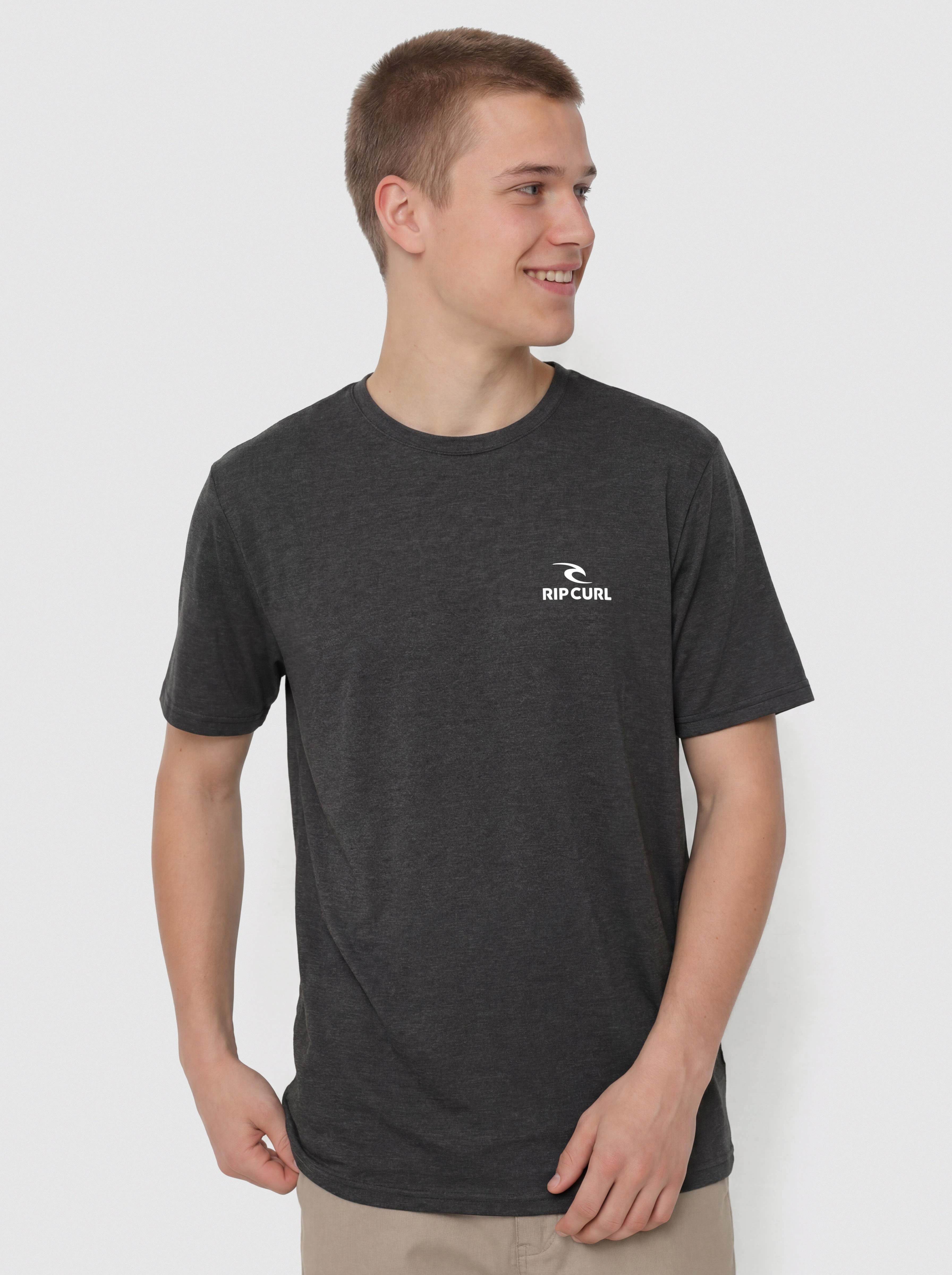 T-shirt Rip Curl Stack Upf (black marle)