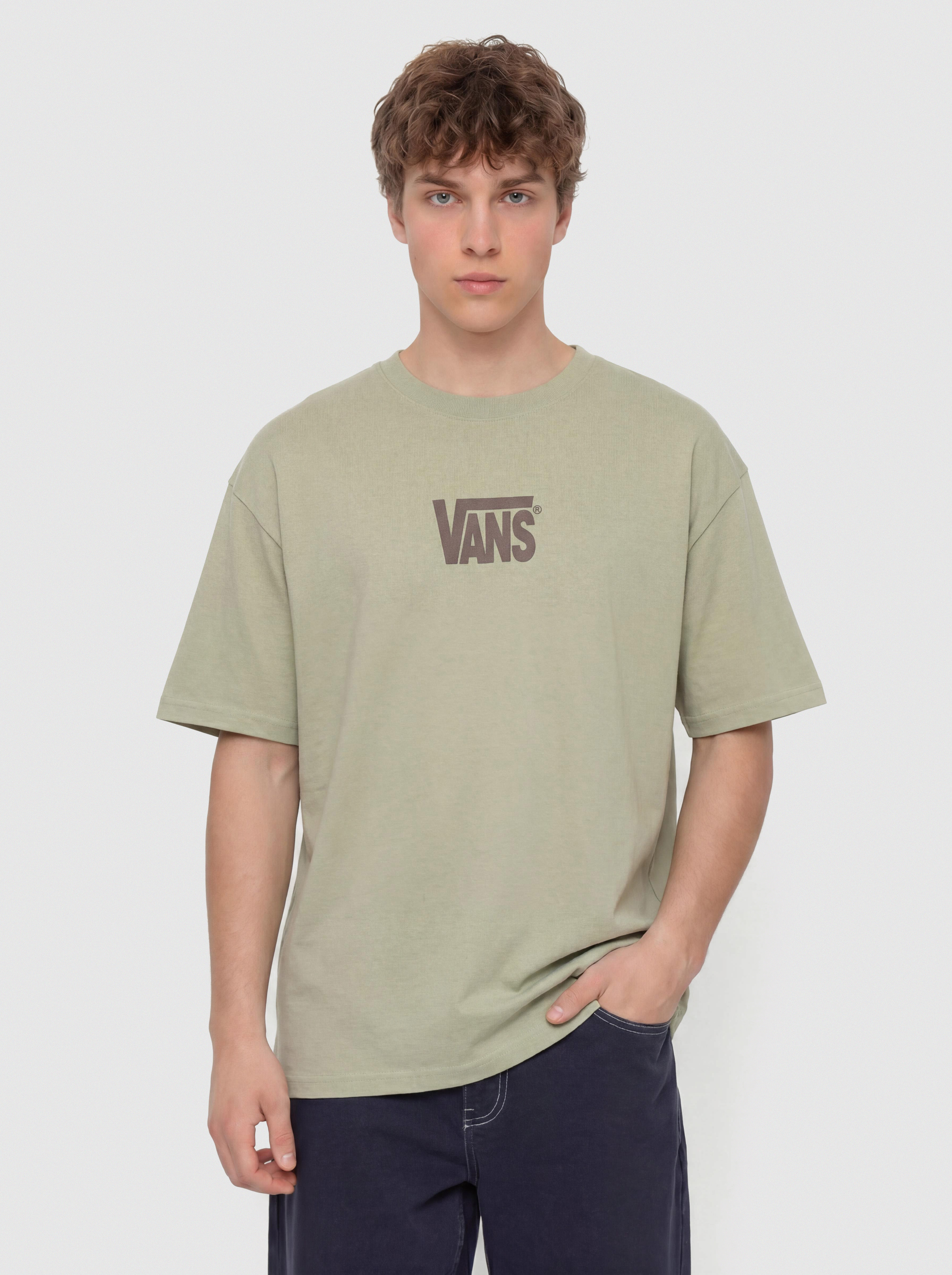 T-shirt Vans Stretch Logo (soft sage)