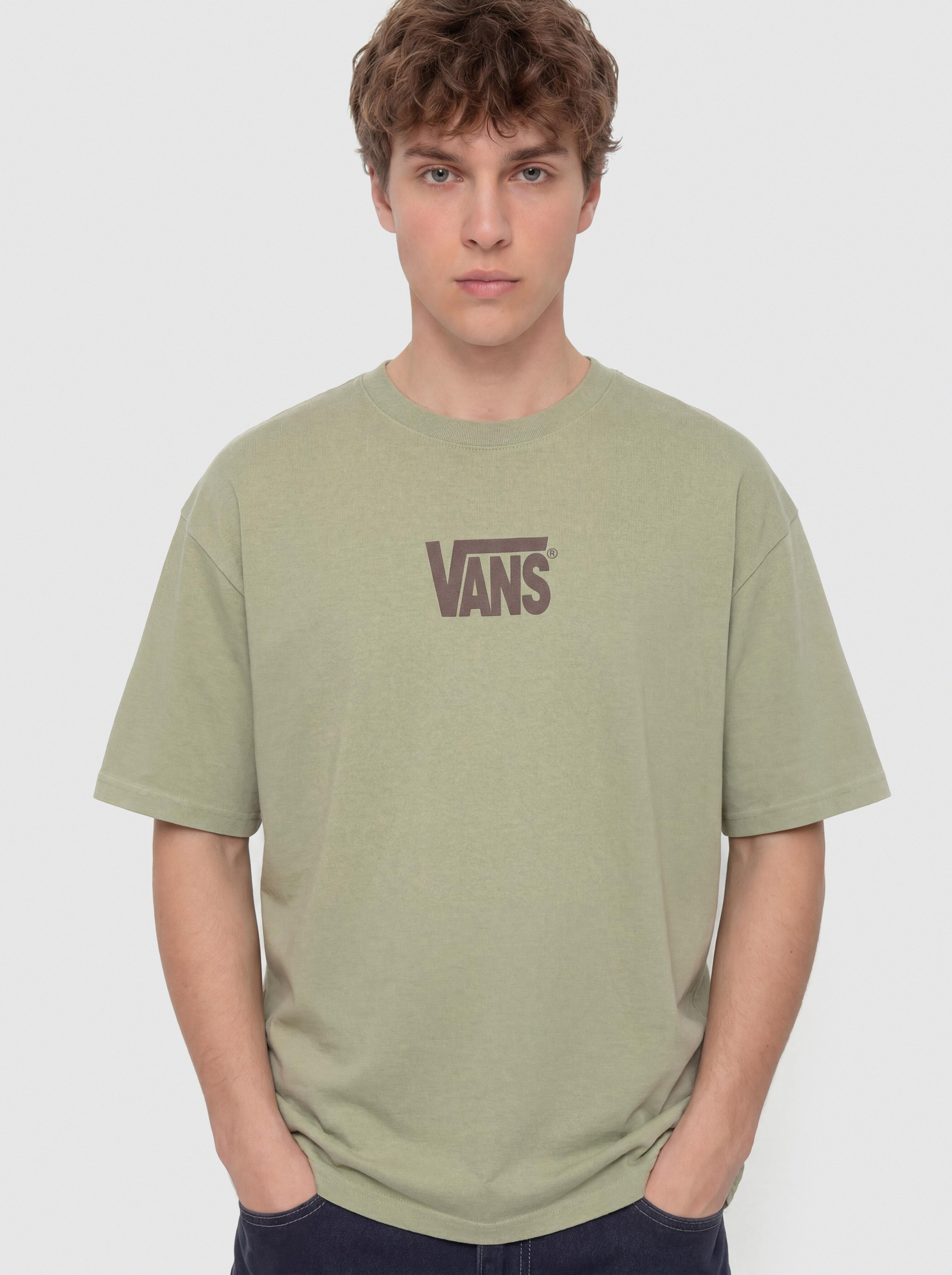 T-shirt Vans Stretch Logo (soft sage)