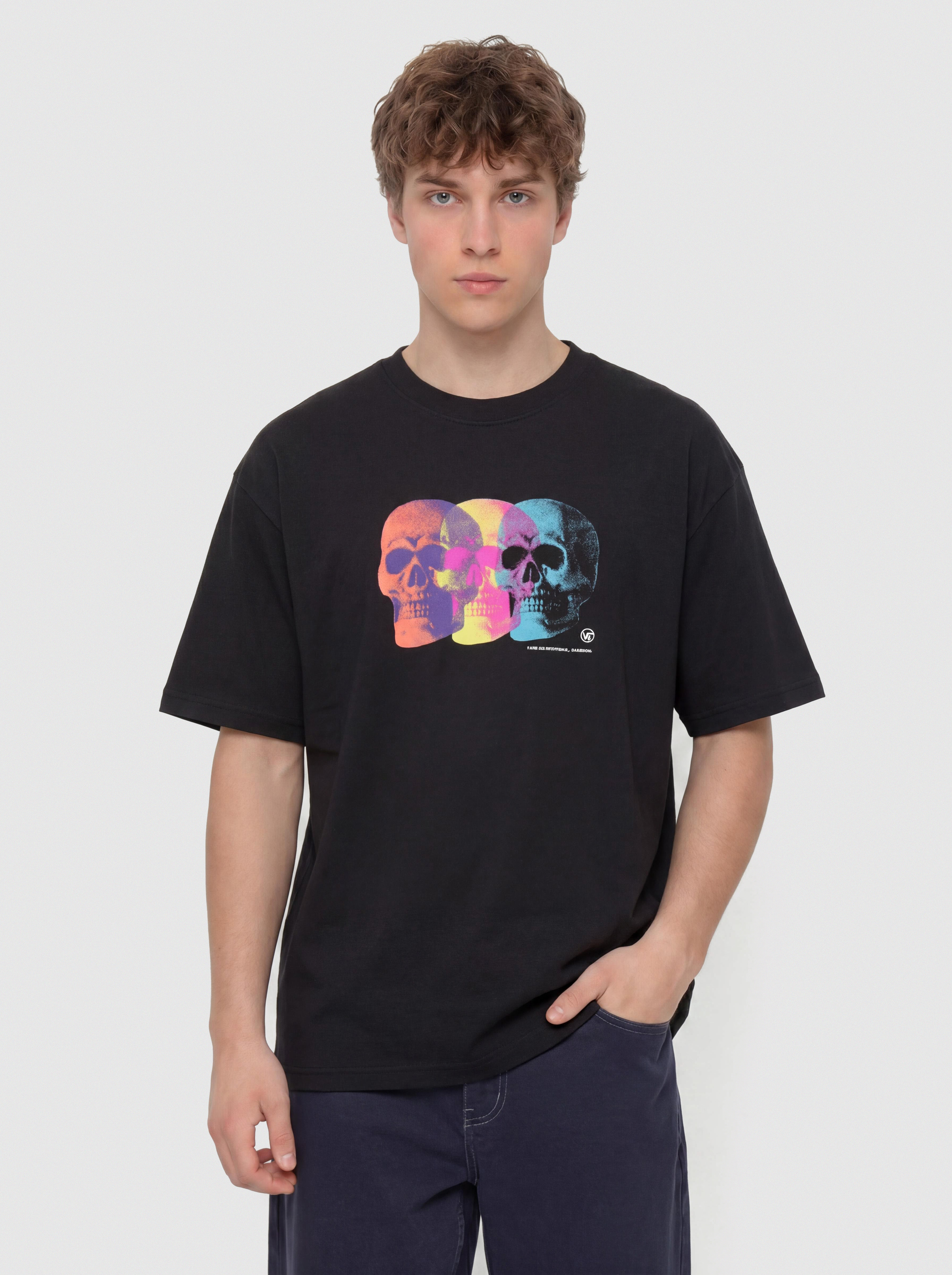 T-shirt Vans Bone Head Loose (black)