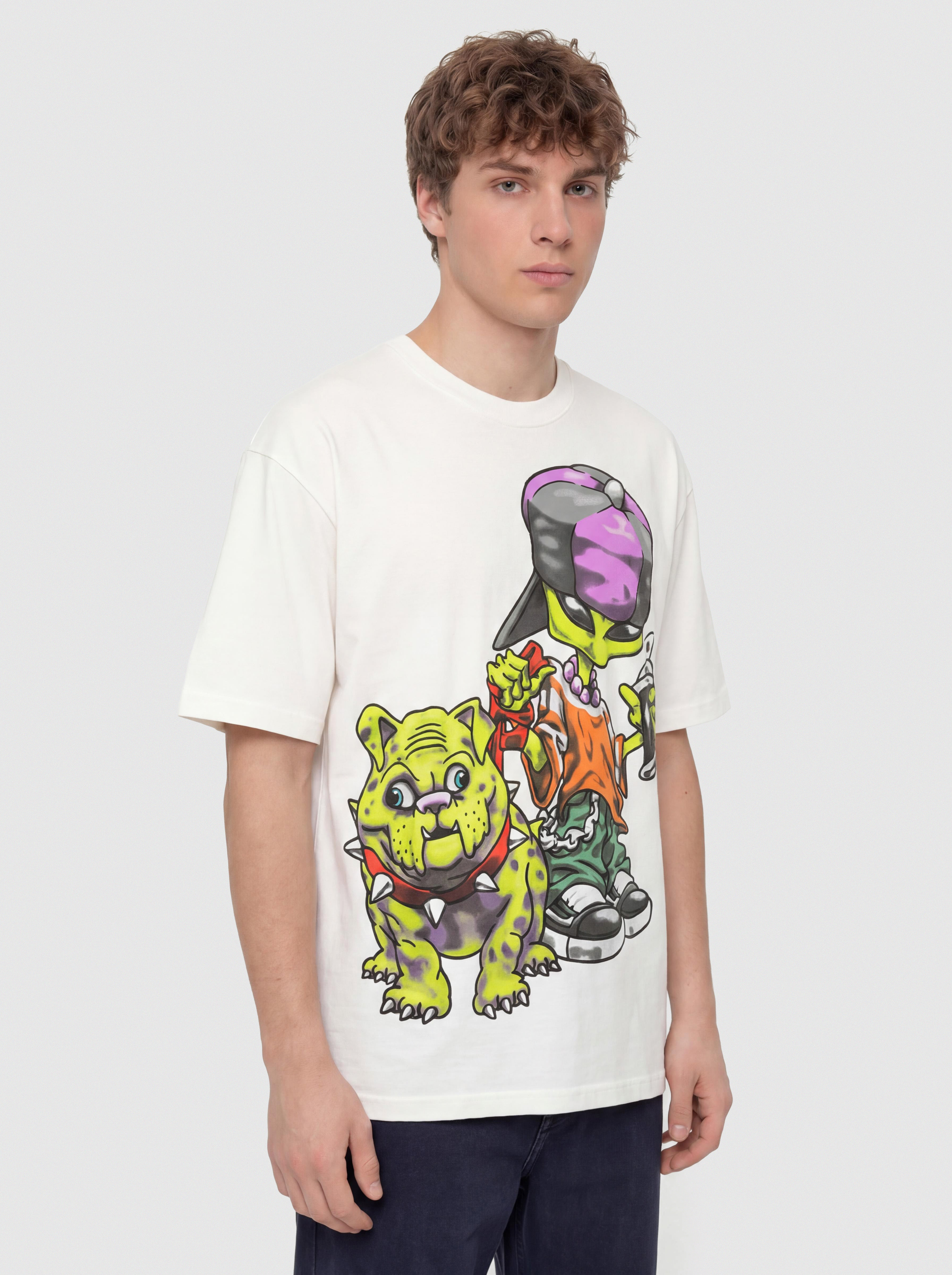 T-shirt Vans Lx Wreckpack Alien Dog (white)