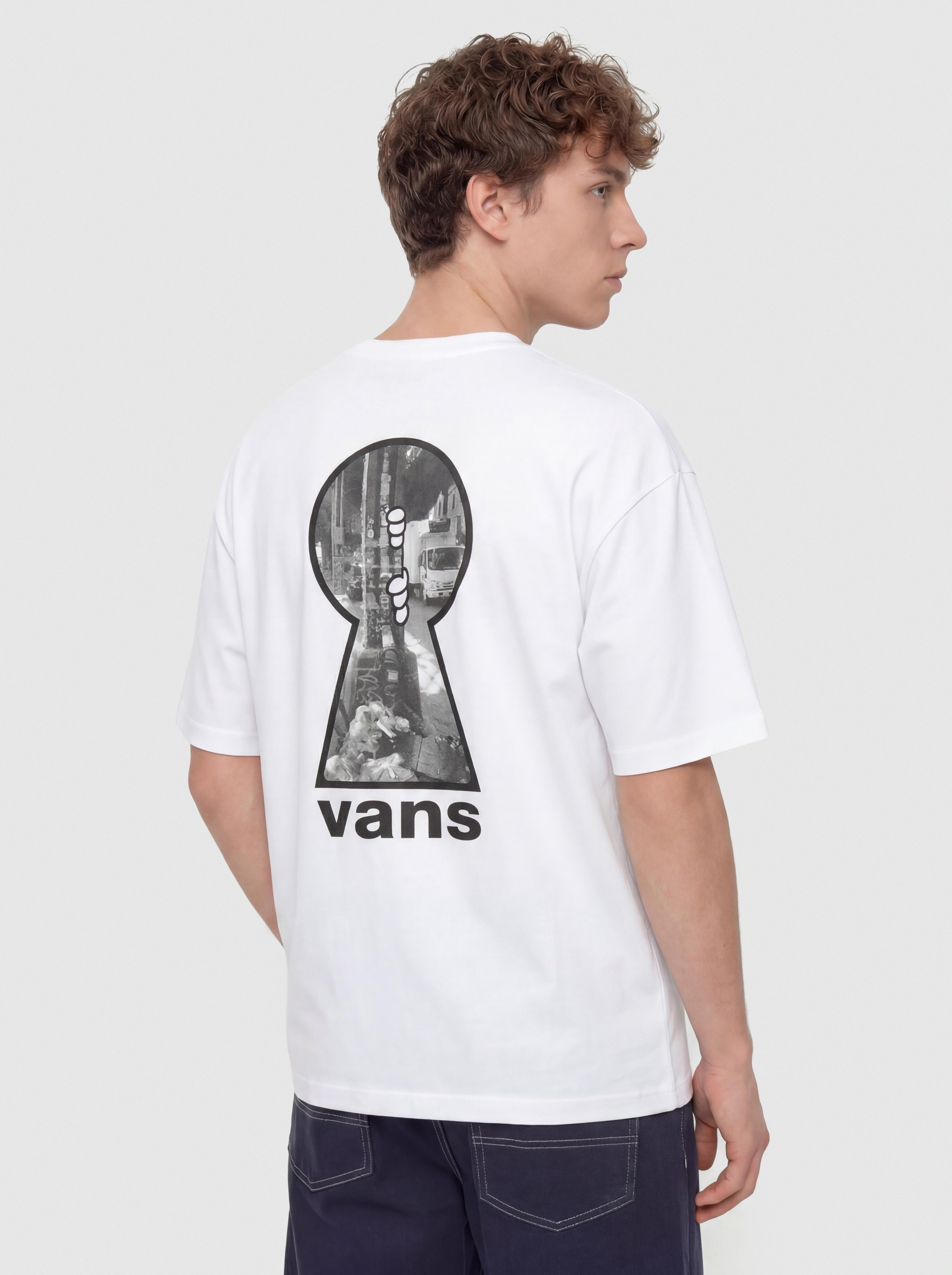T-shirt Vans Keyhole Classic (white)