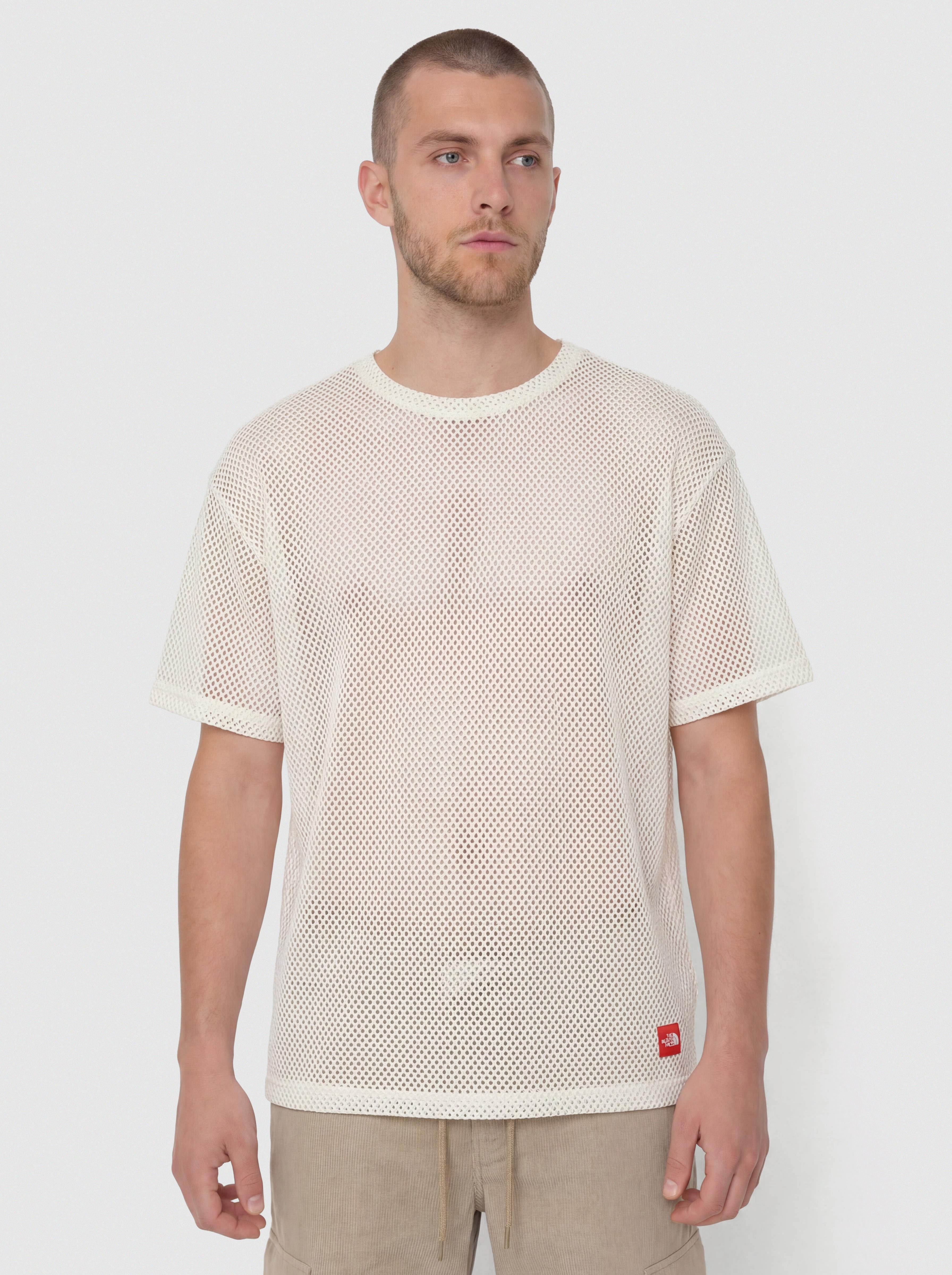 T-shirt The North Face Tnf Red Box Mesh (white dune)