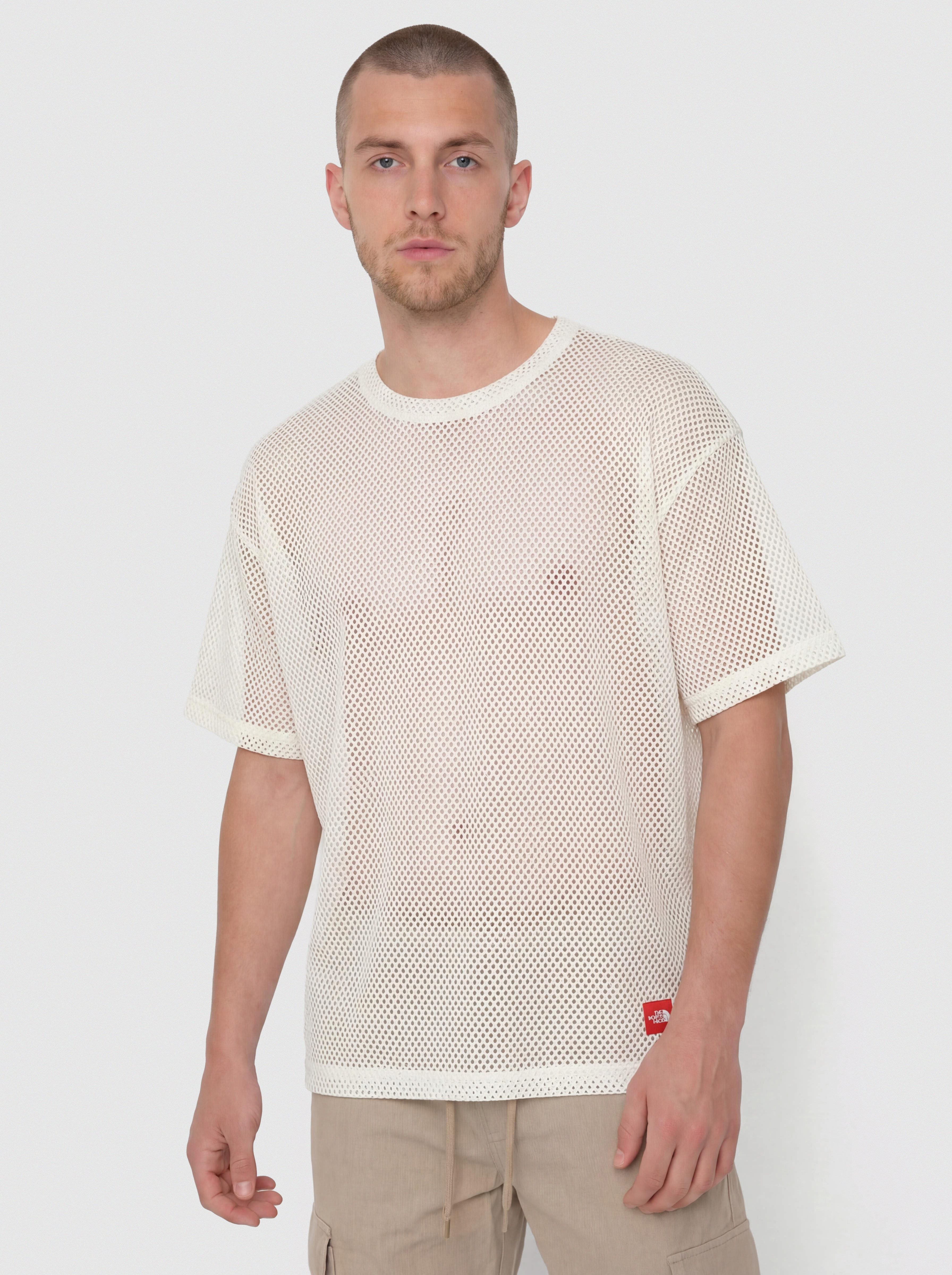T-shirt The North Face Tnf Red Box Mesh (white dune)