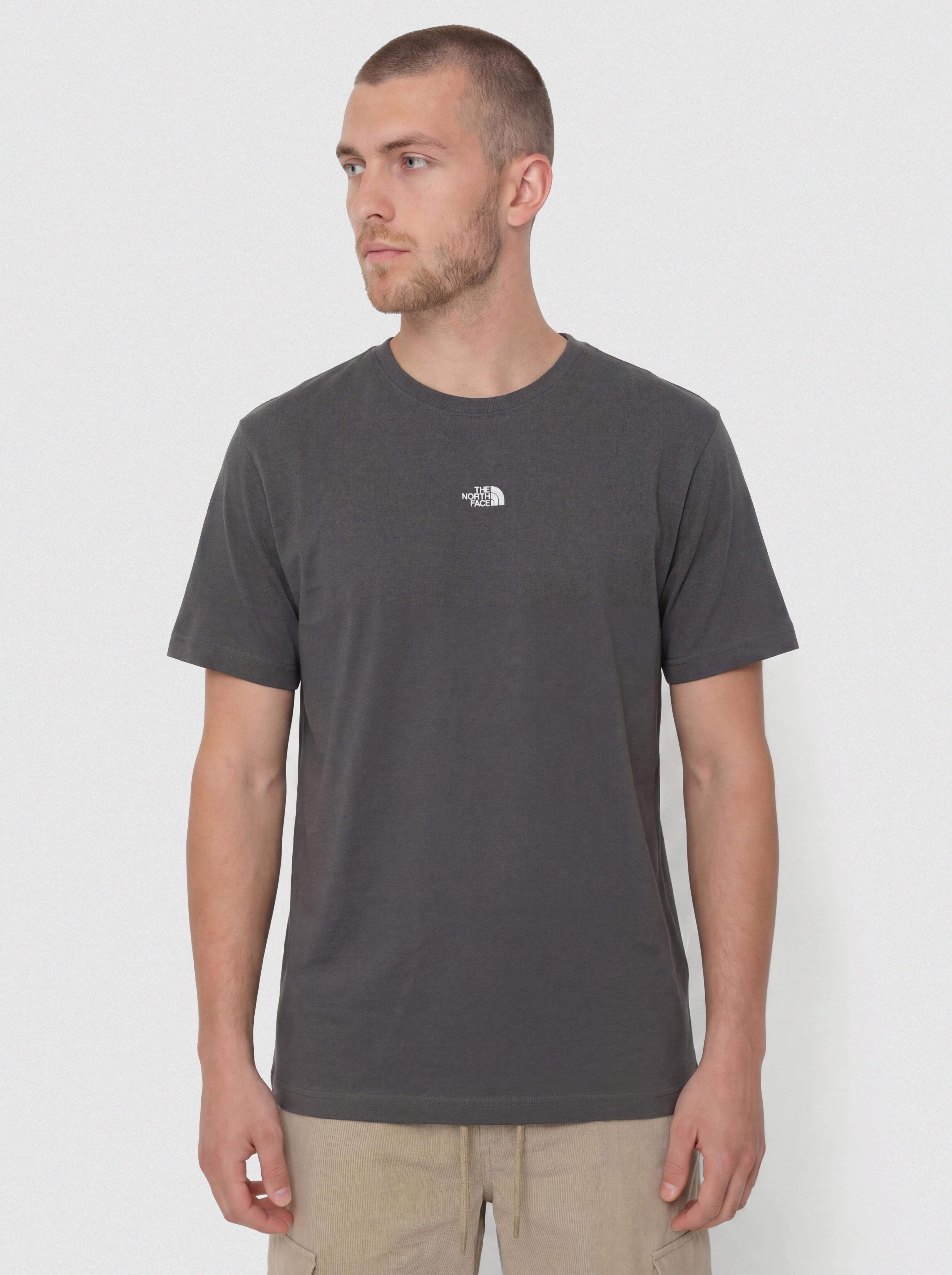 T-shirt The North Face Essential Center Logo Relaxed (anthracite grey)