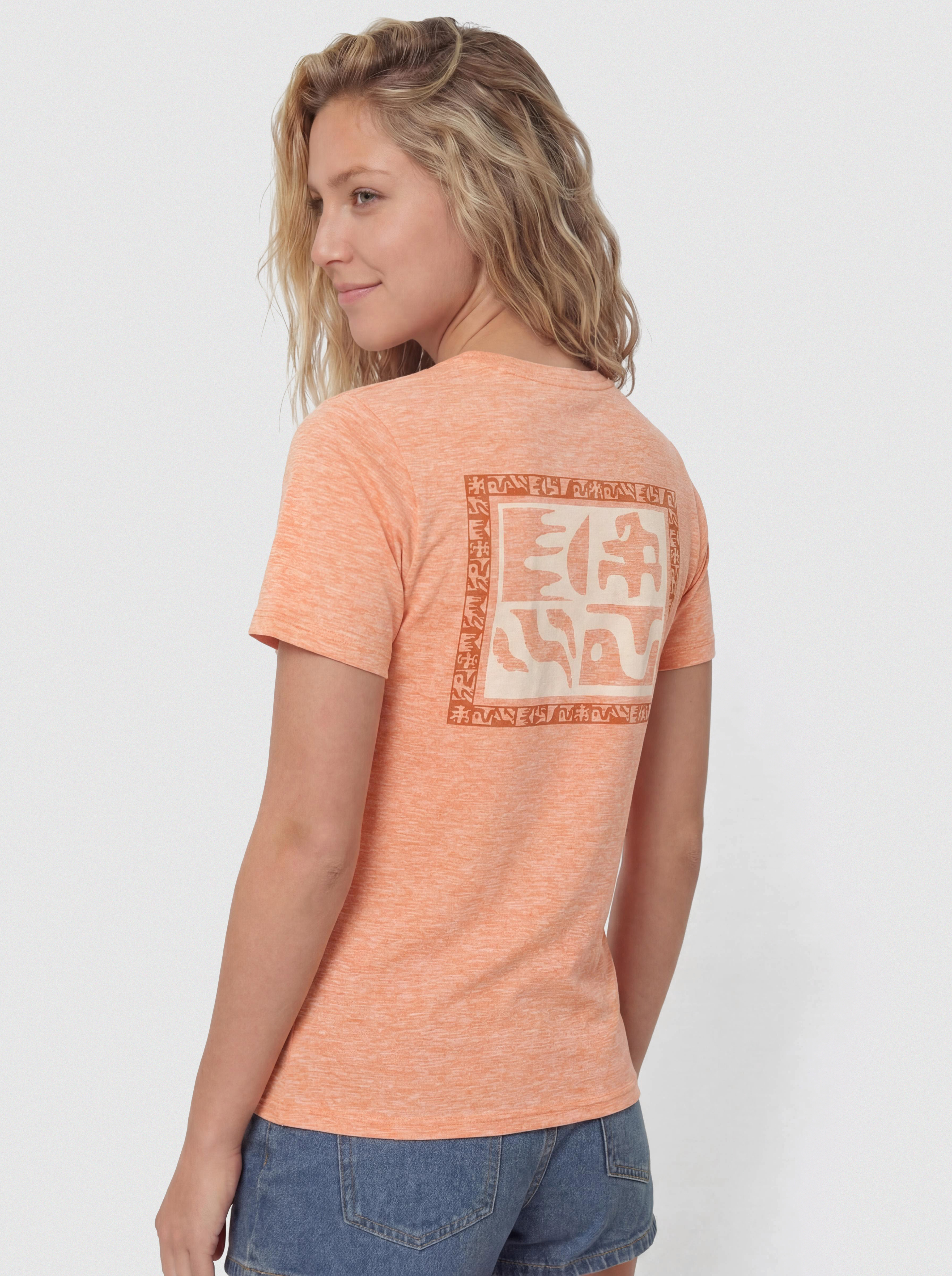 T-shirt Patagonia Capilene Cool Mother Rays Wmn (peach sherbet)