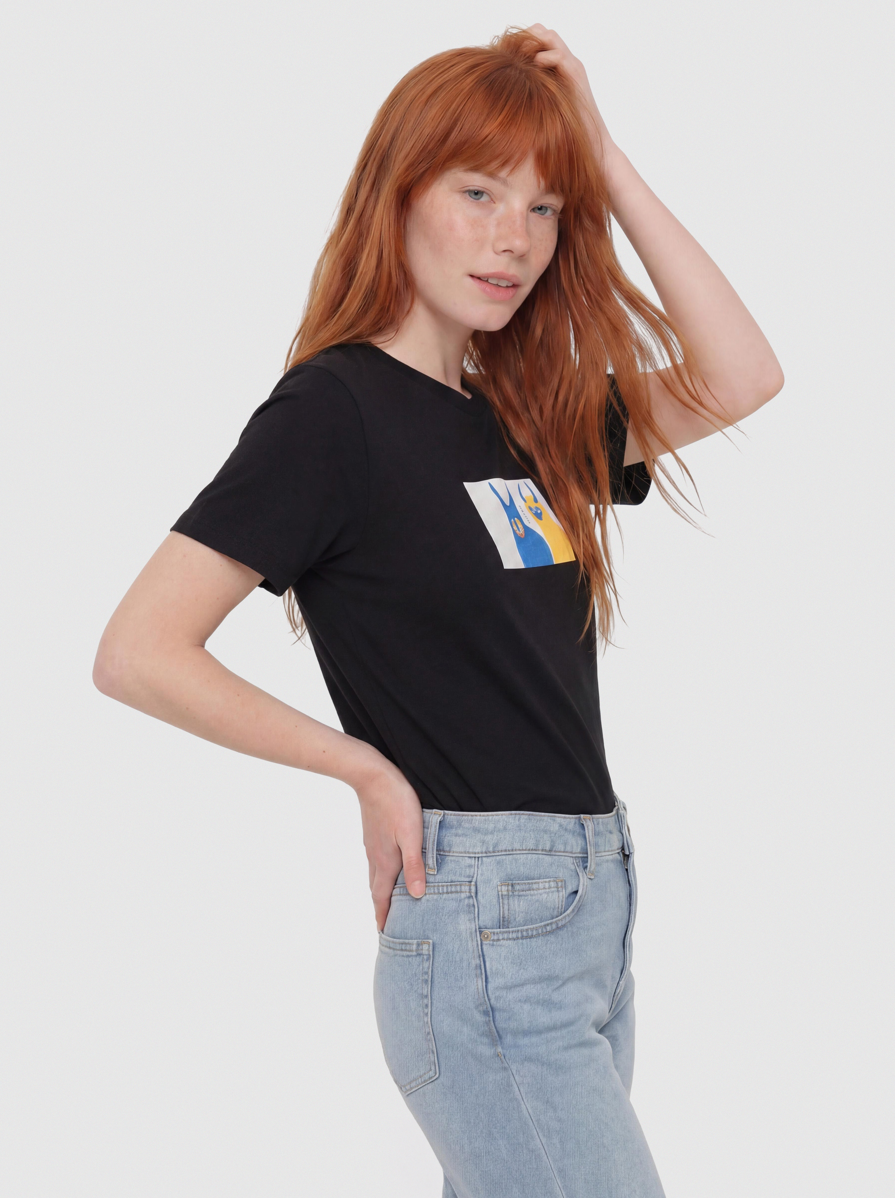T-shirt Volcom Radical Daze Up Wmn (black)