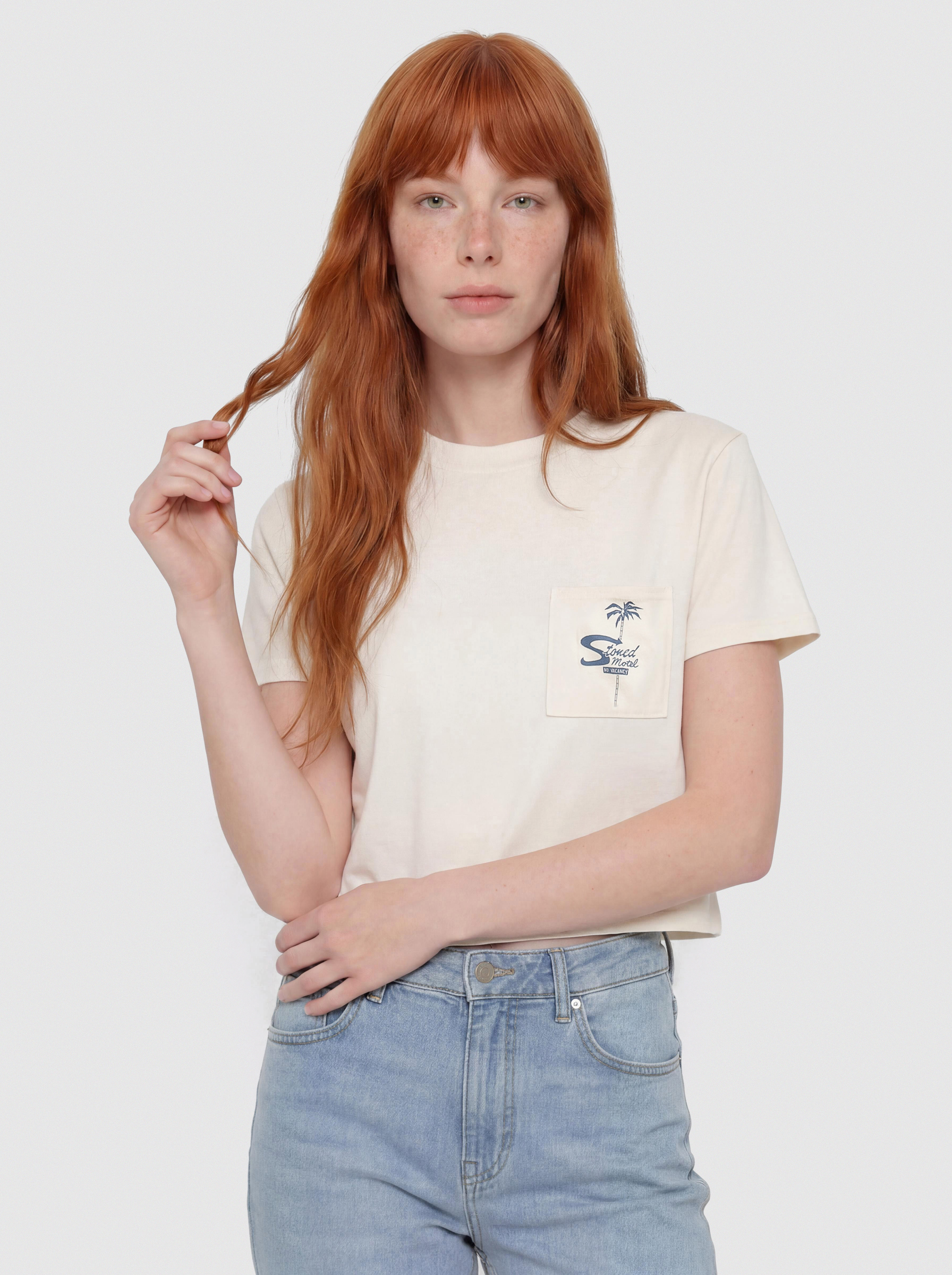 T-shirt Volcom Pocket Dial Wmn (vintage white)