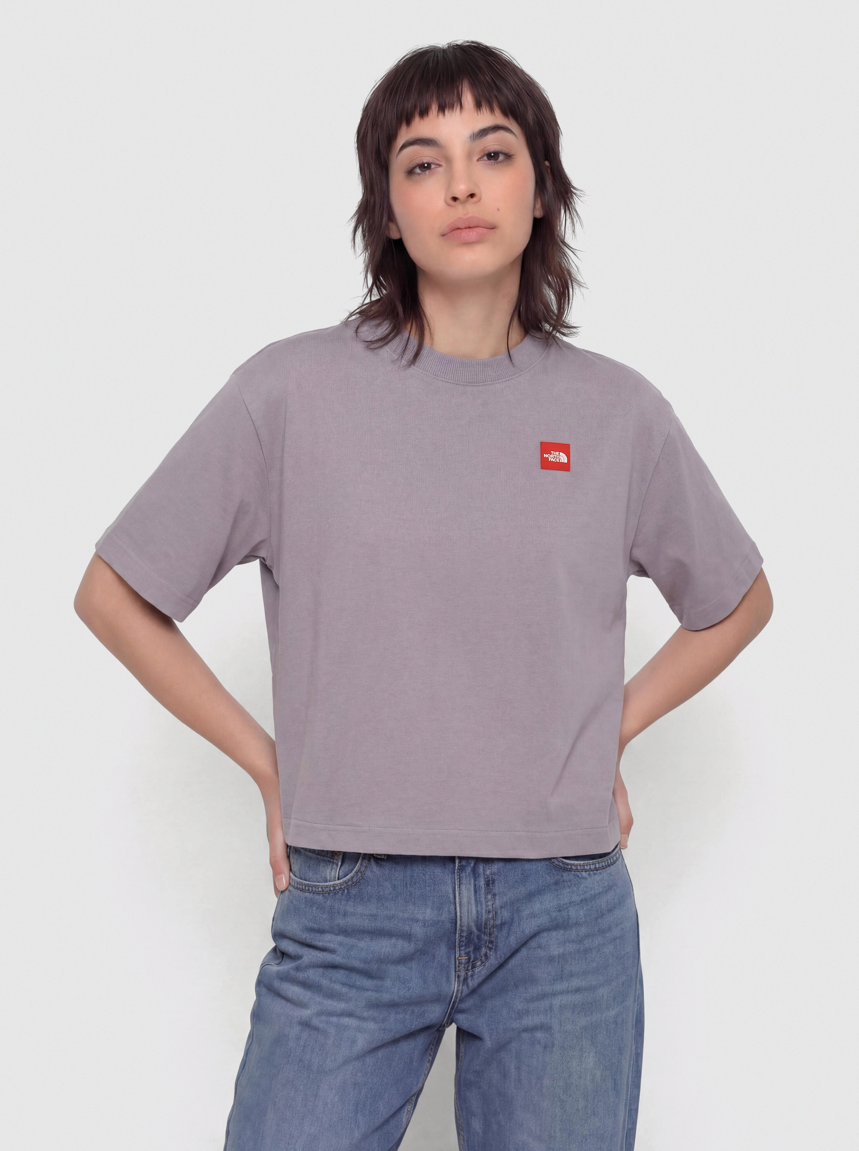 T-shirt The North Face Tnf Red Box Boxy Wmn (transcendent gr)