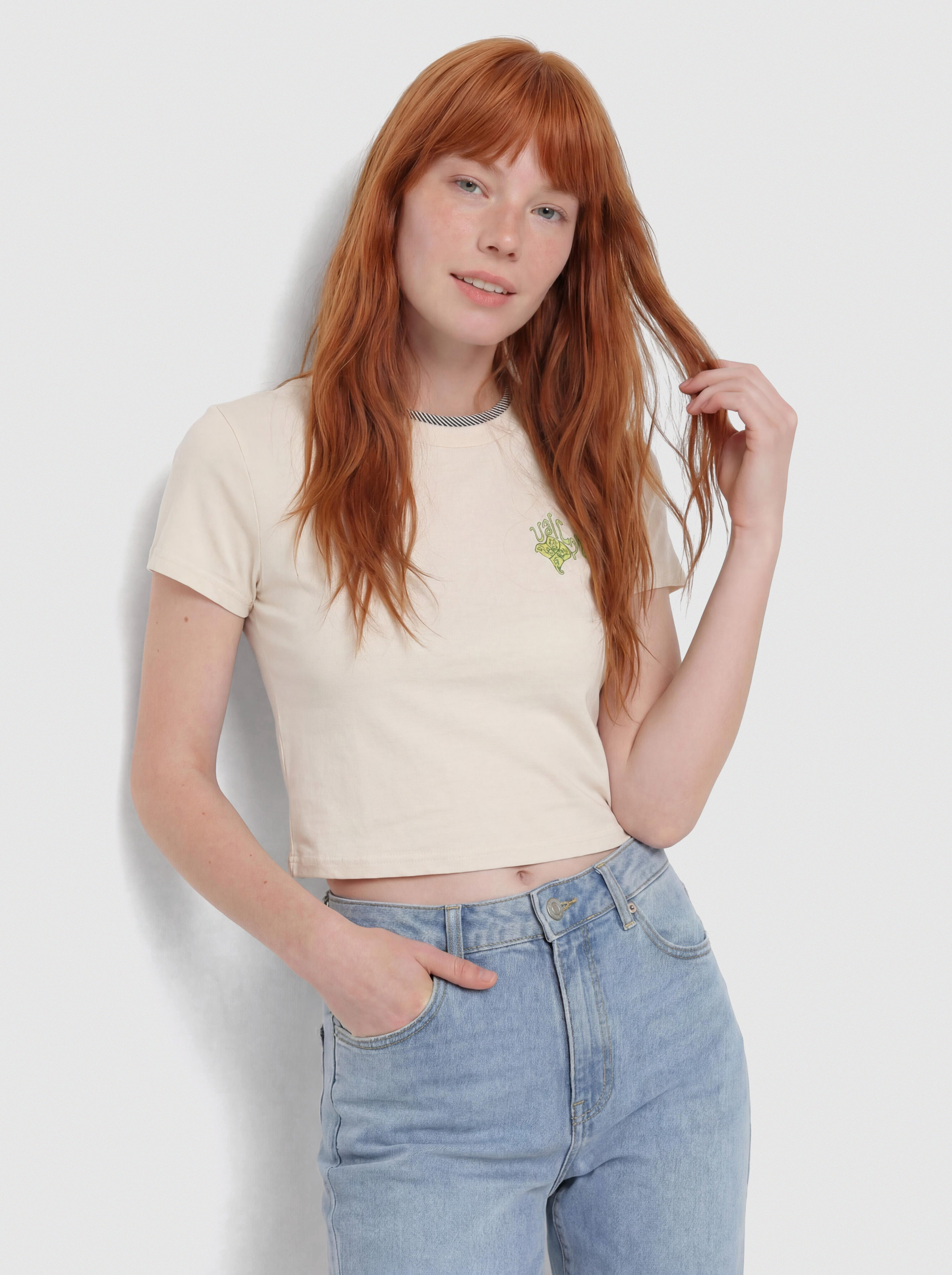 T-shirt Volcom Moove On Wmn (vintage white)