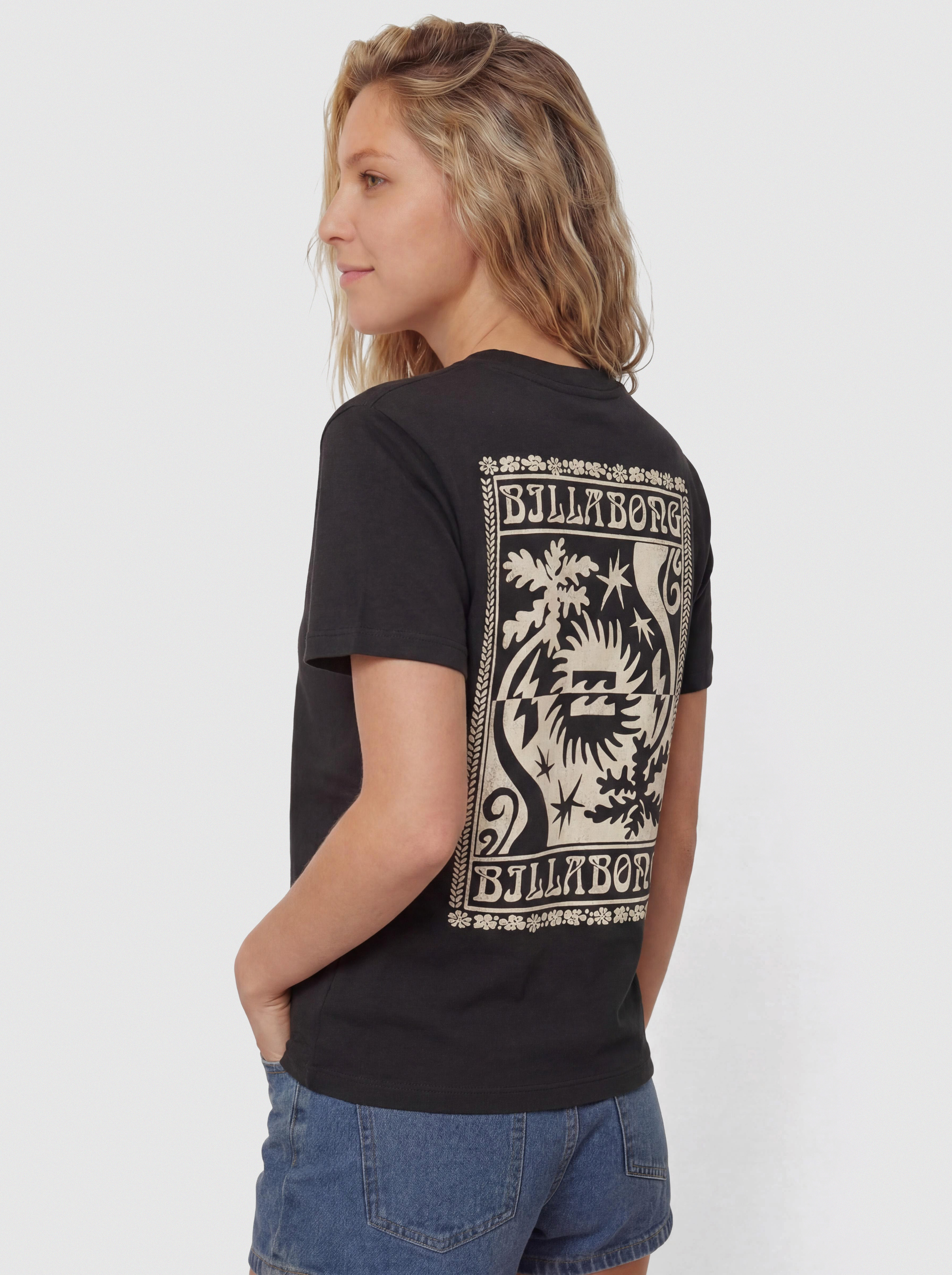 T-shirt Billabong Always Looking Wmn (off black)