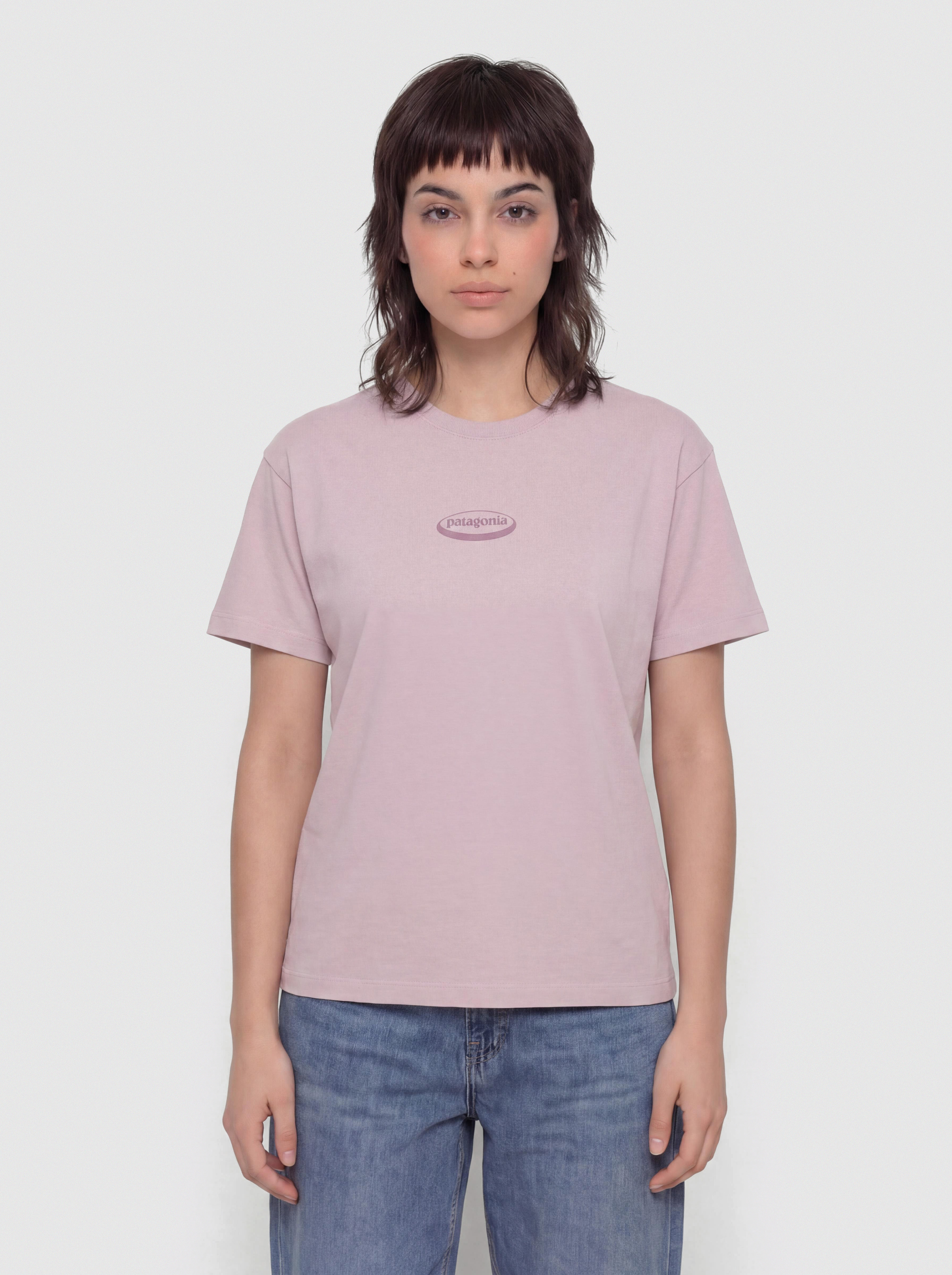 T-shirt Patagonia 95 Oval Logo Oversized Wmn