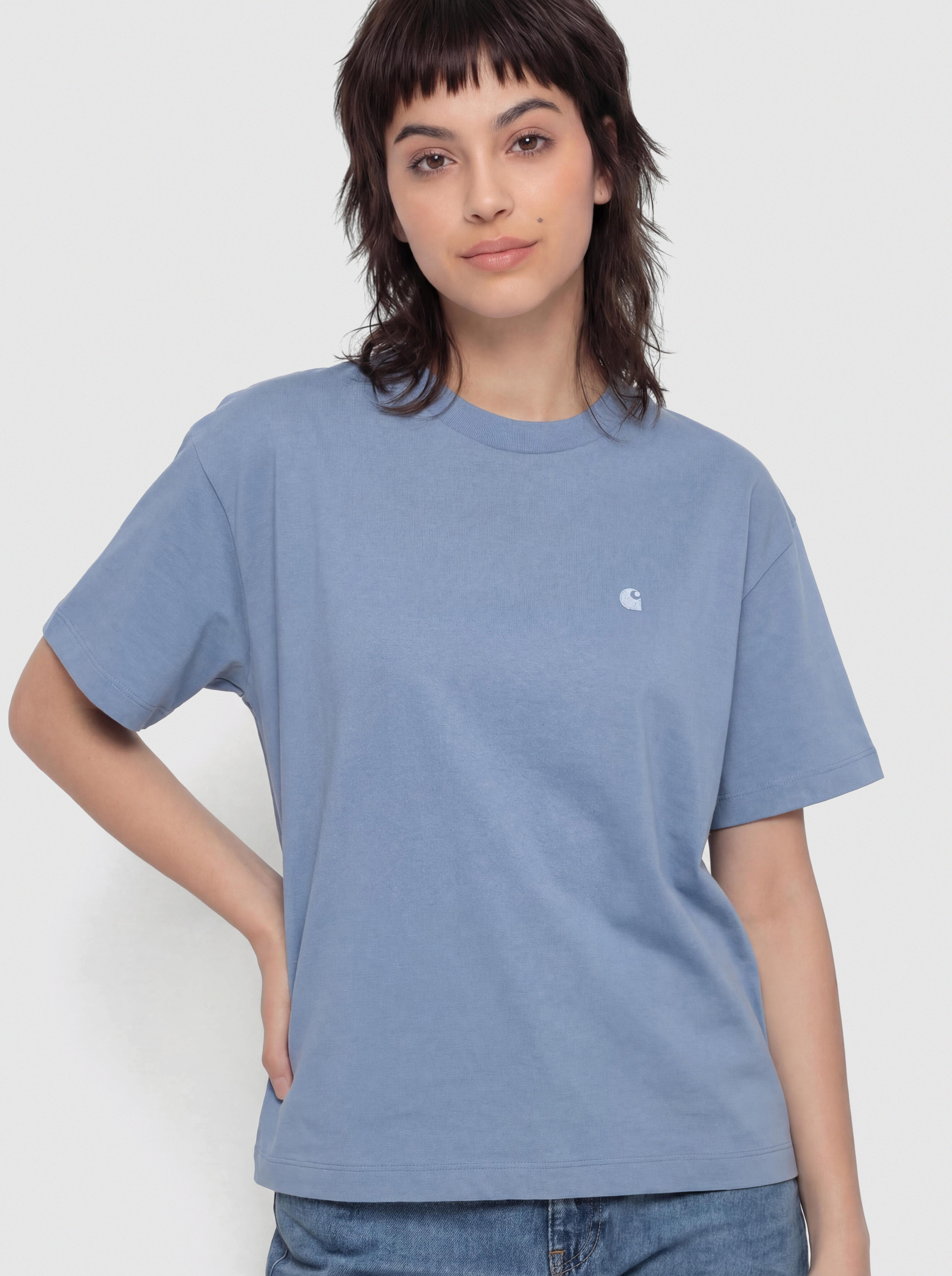 T-shirt Carhartt WIP Chester Wmn (gentle blue)