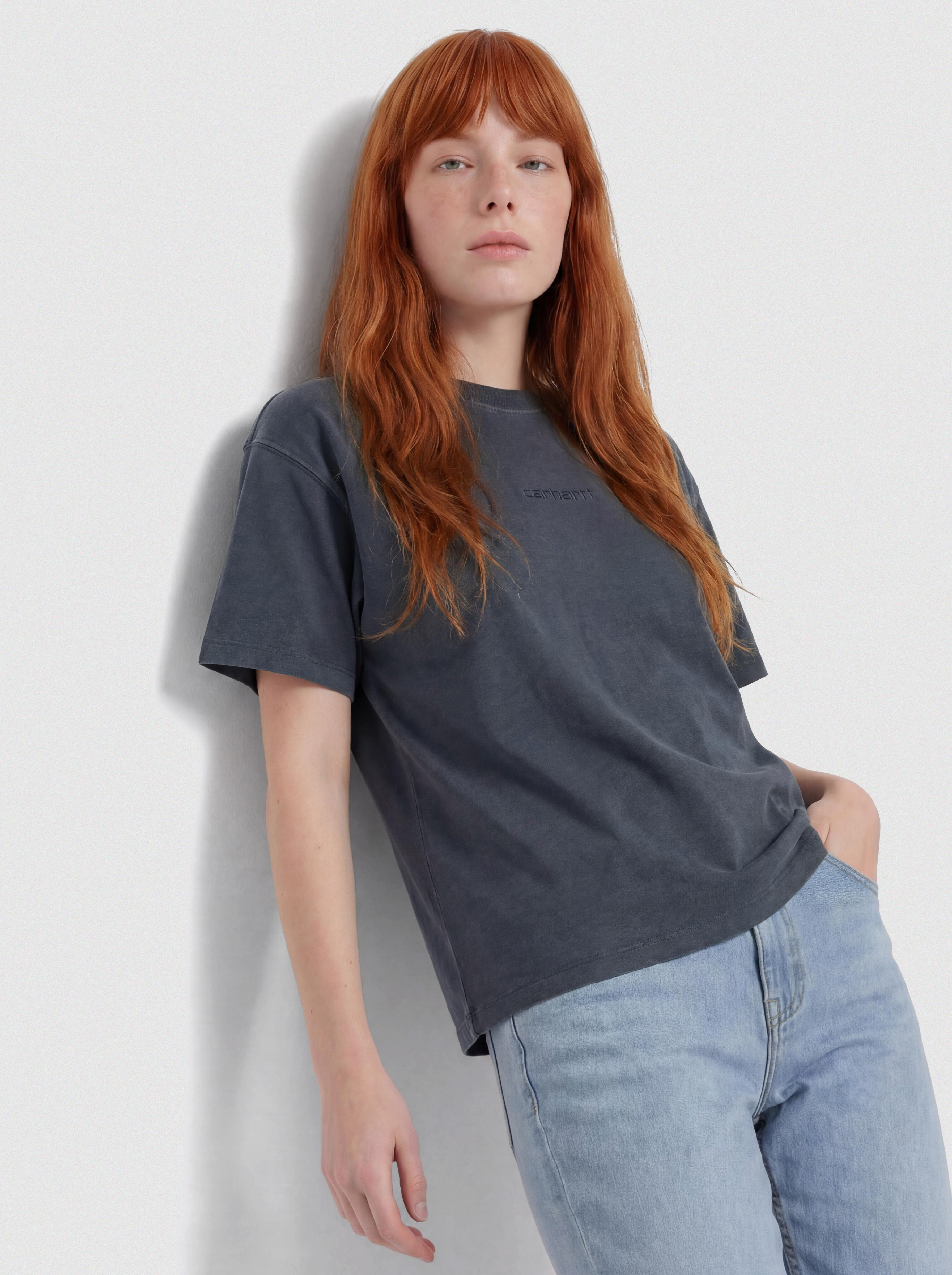 T-shirt Carhartt WIP Benton Wmn (carbon)