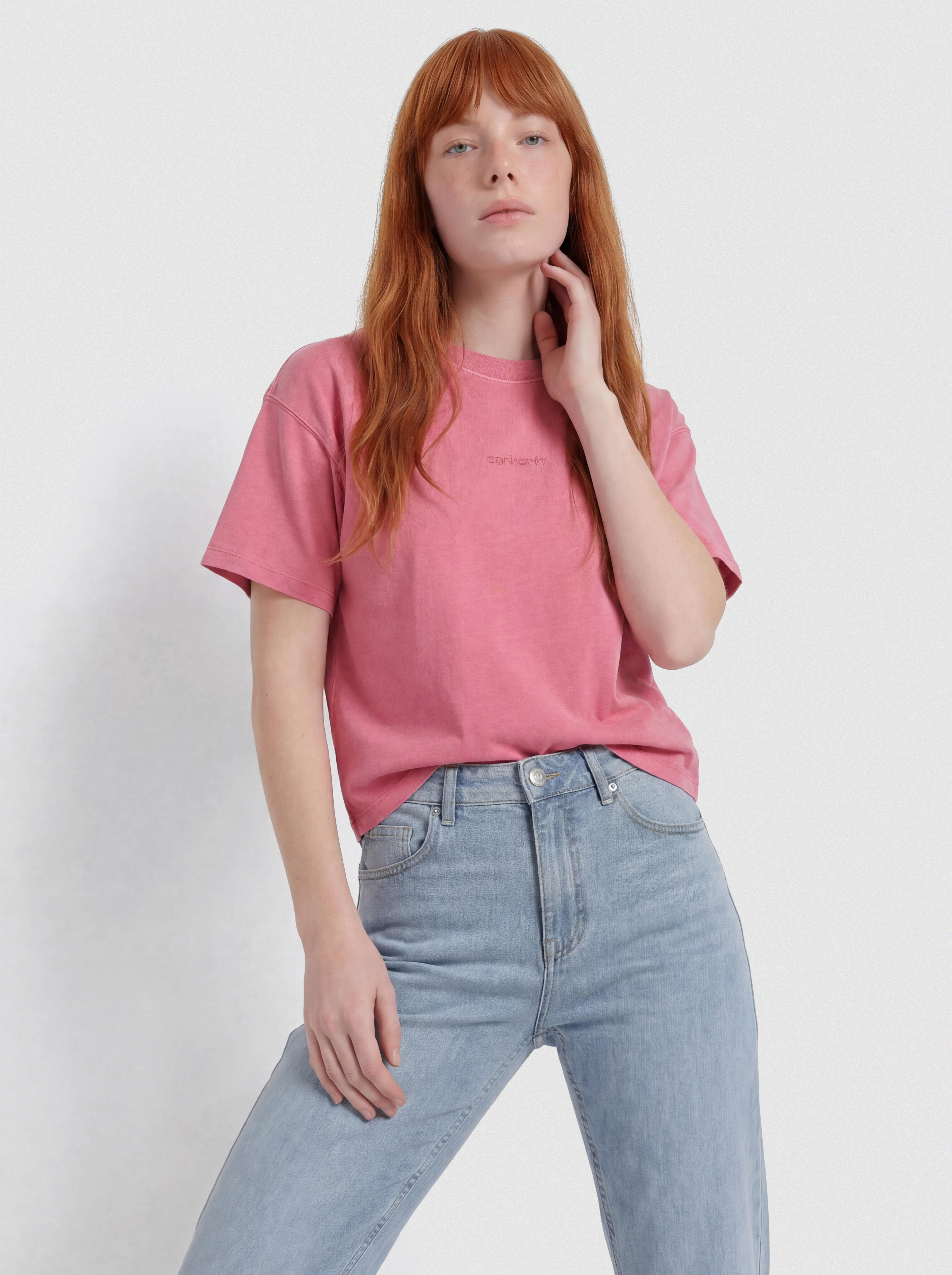 T-shirt Carhartt WIP Benton Wmn (primrose)