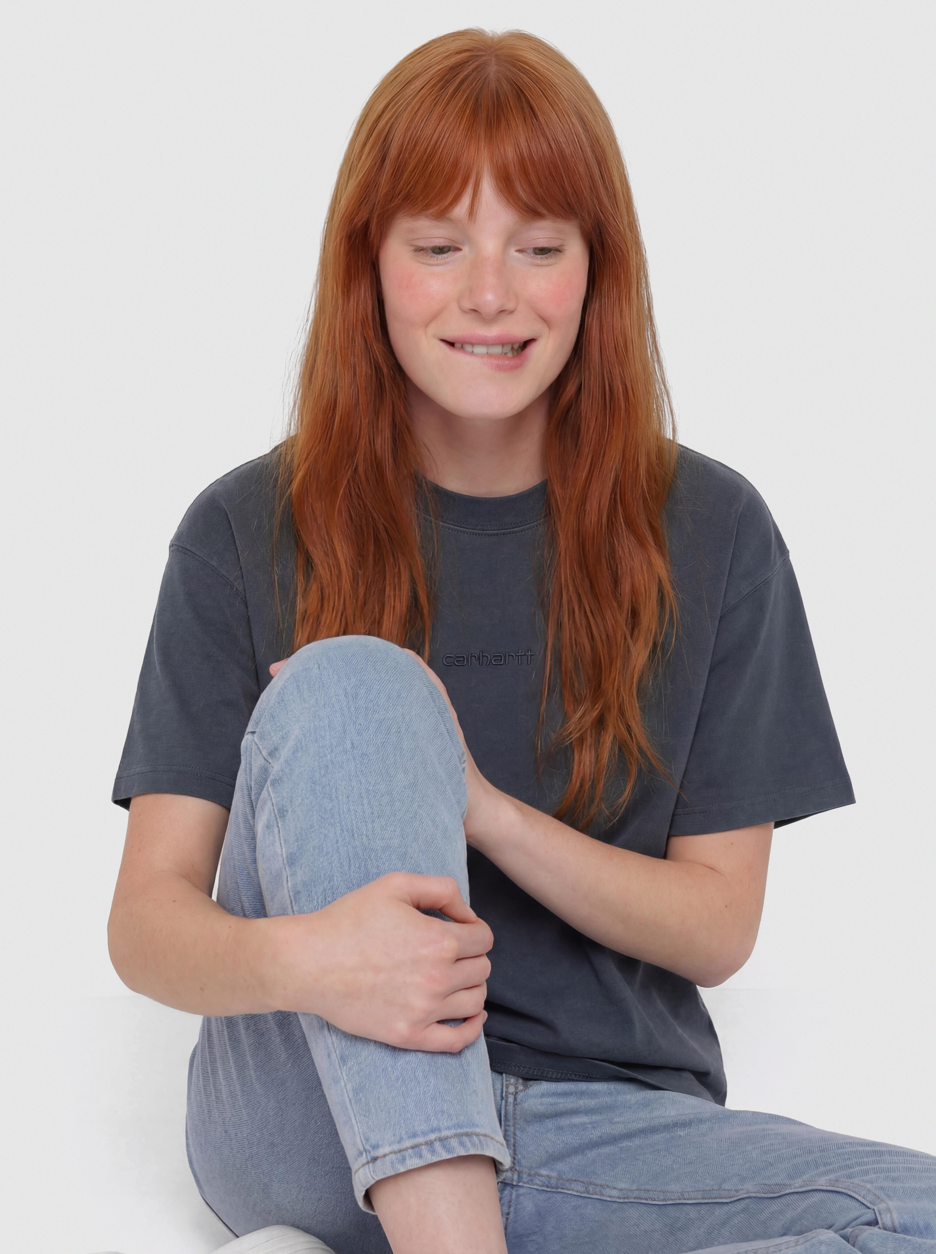 T-shirt Carhartt WIP Benton Wmn (carbon)