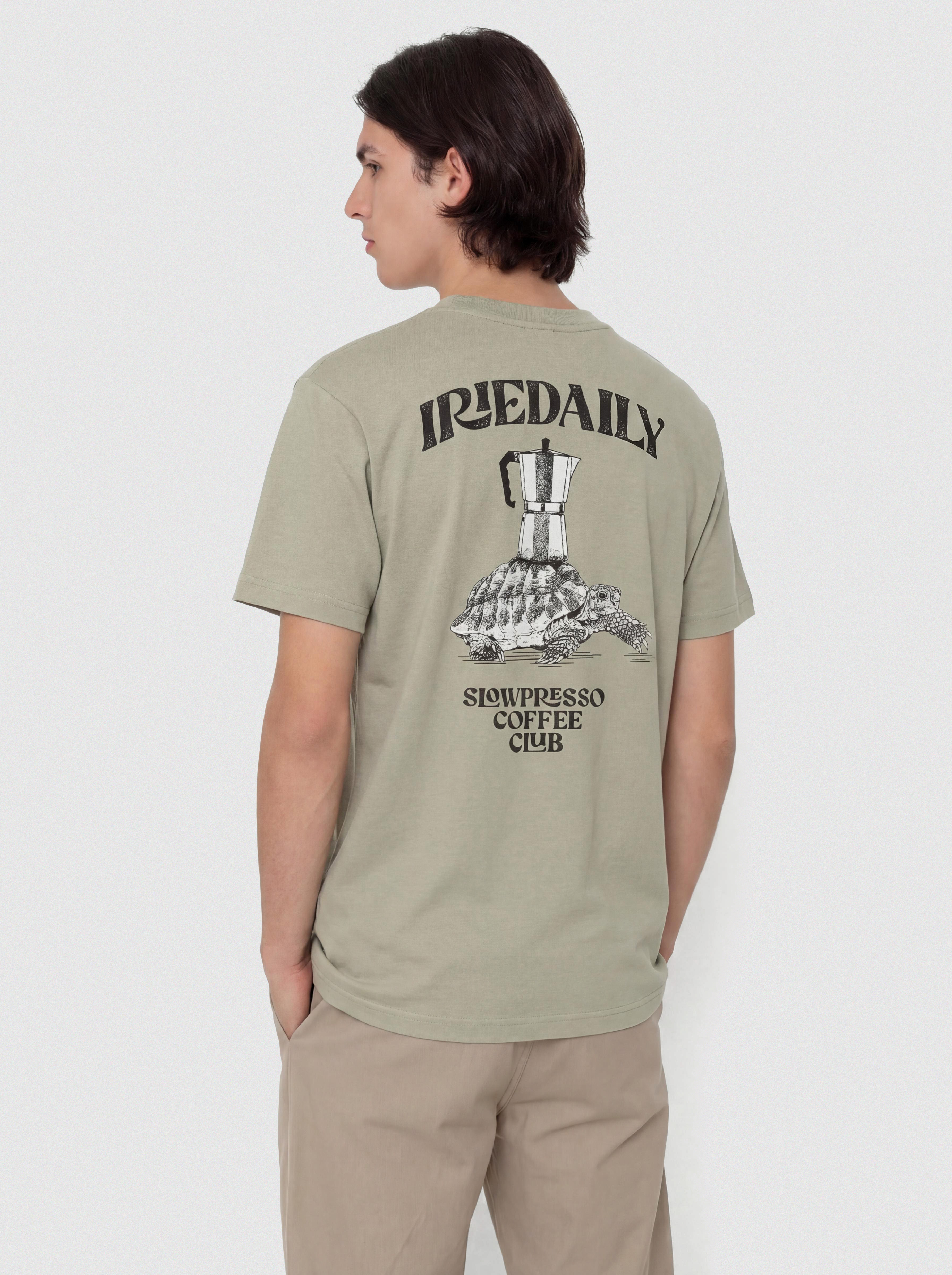 T-shirt Iriedaily Slowpresso (lint)