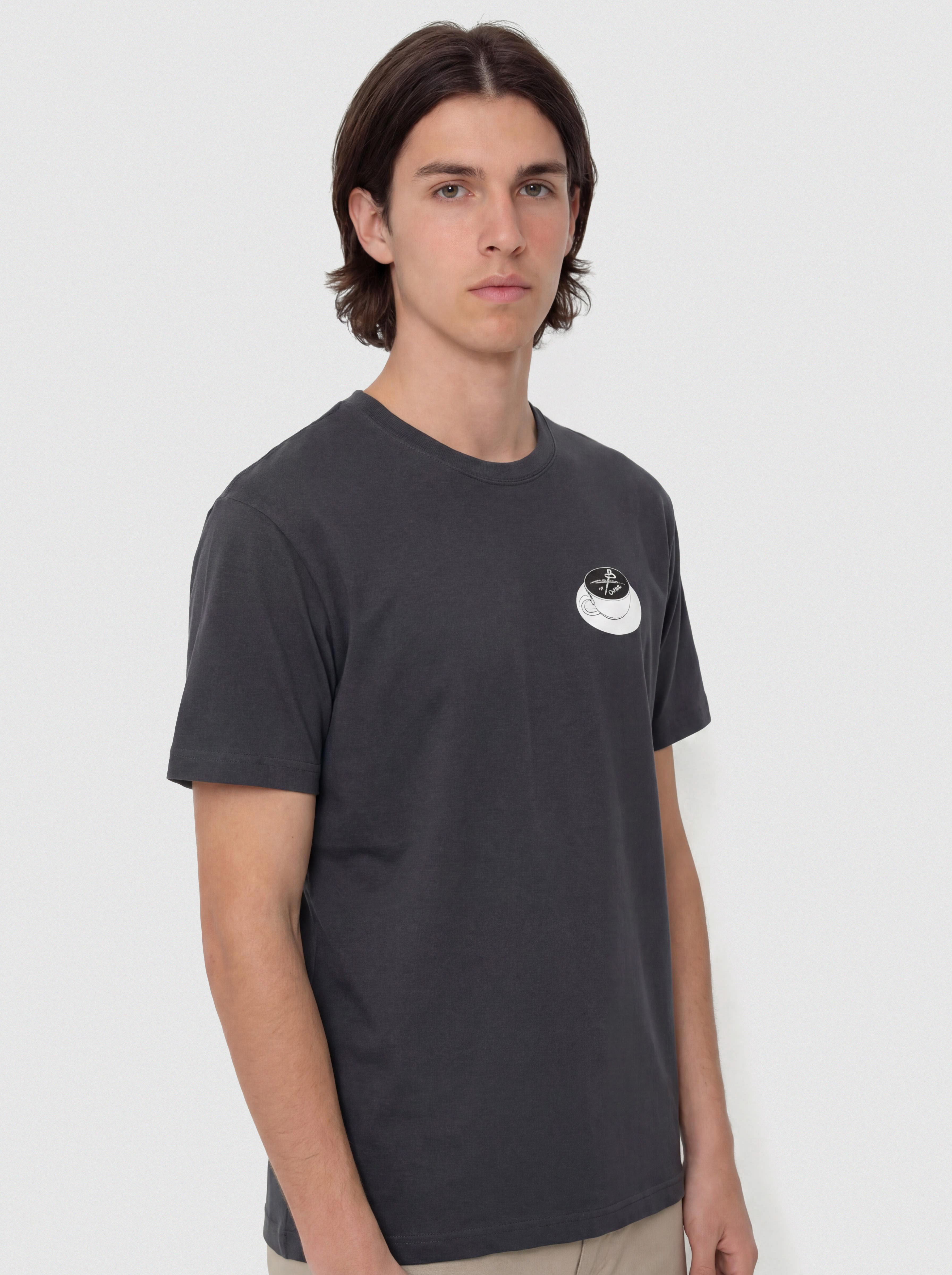 T-shirt Iriedaily Slowpresso (coal)