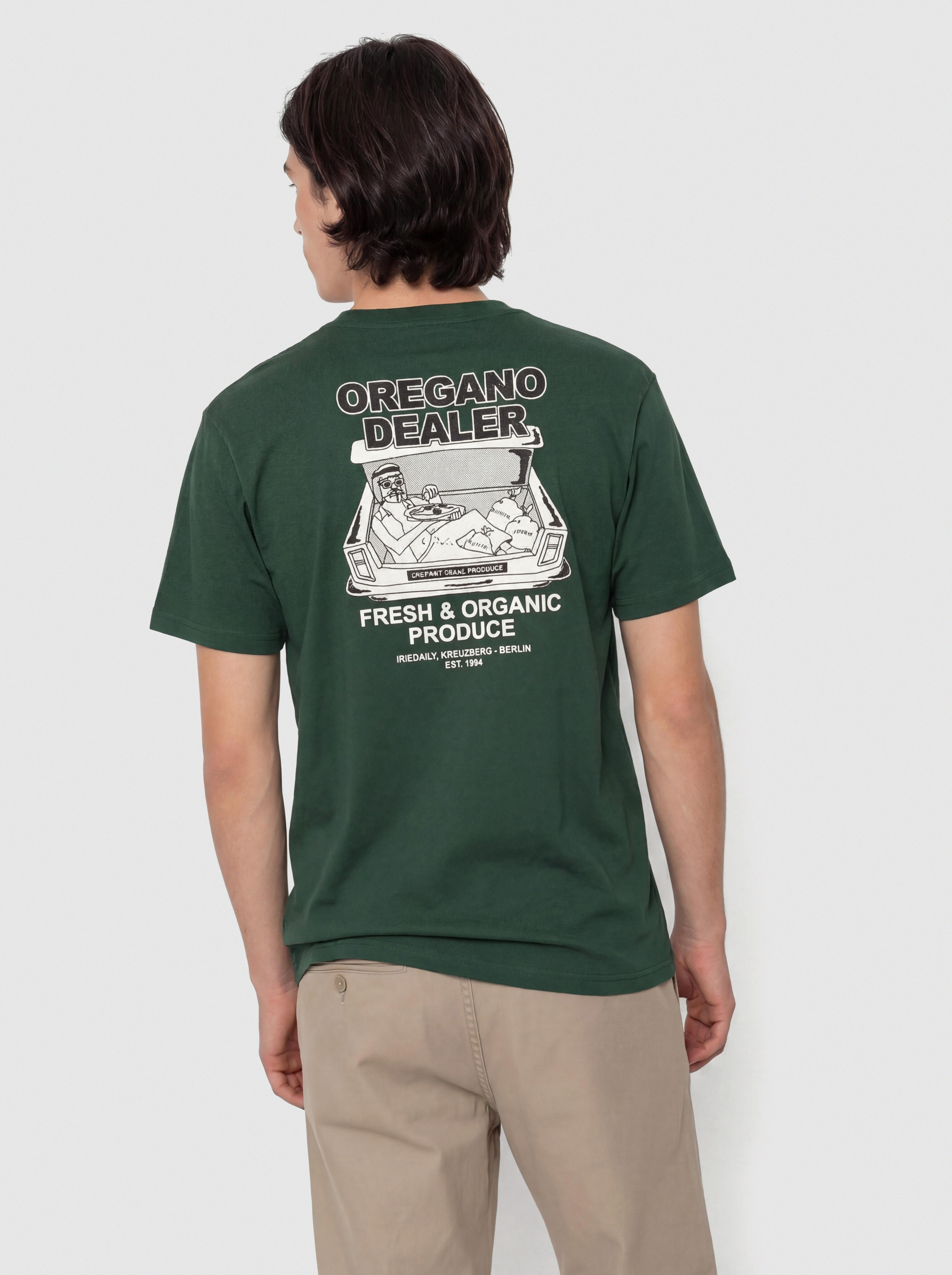 T-shirt Iriedaily Oregano Dealer (bottle green)