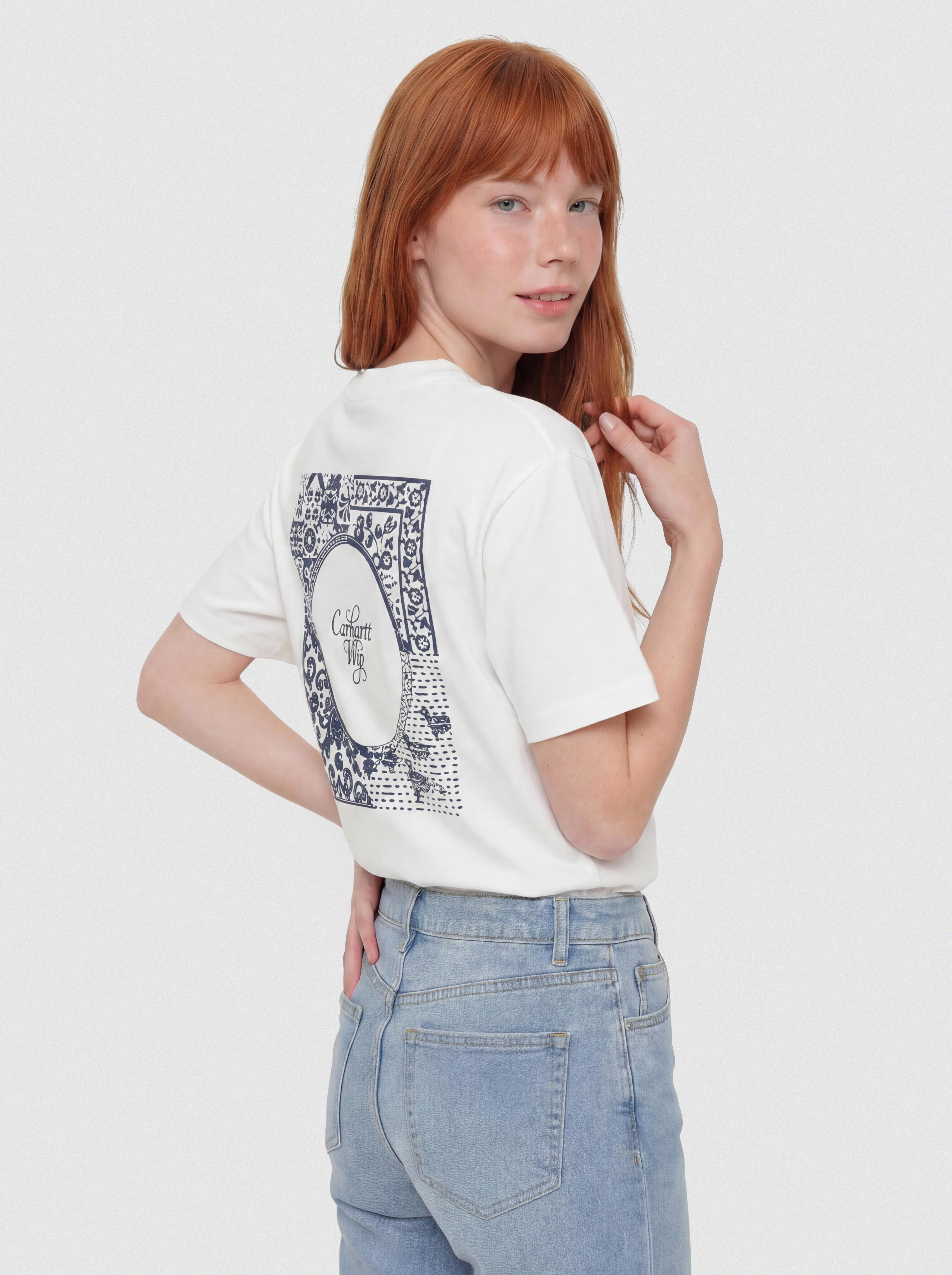 T-shirt Carhartt WIP Vestige Wmn (white)