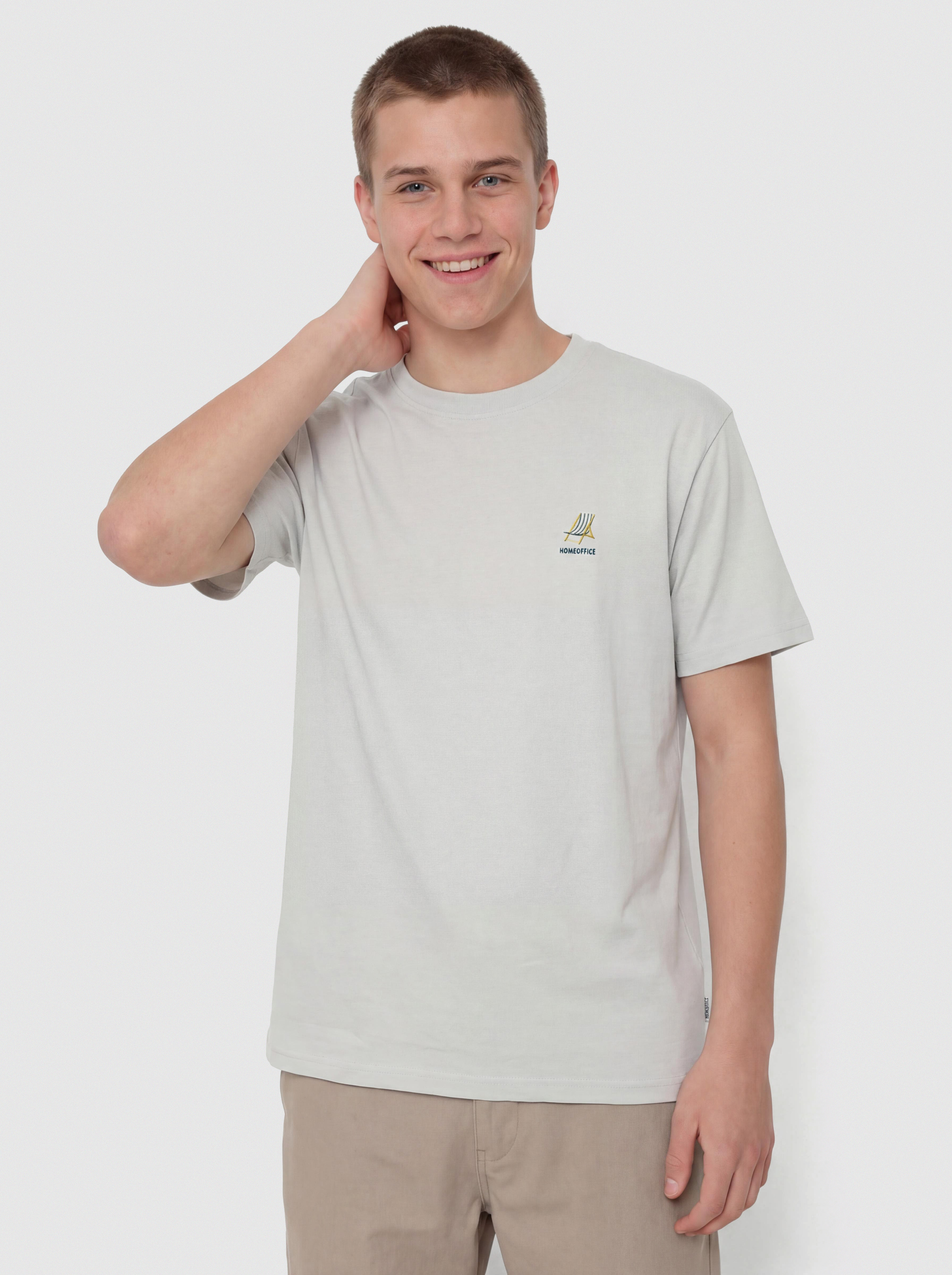T-shirt Iriedaily Homeoffice (mercury)