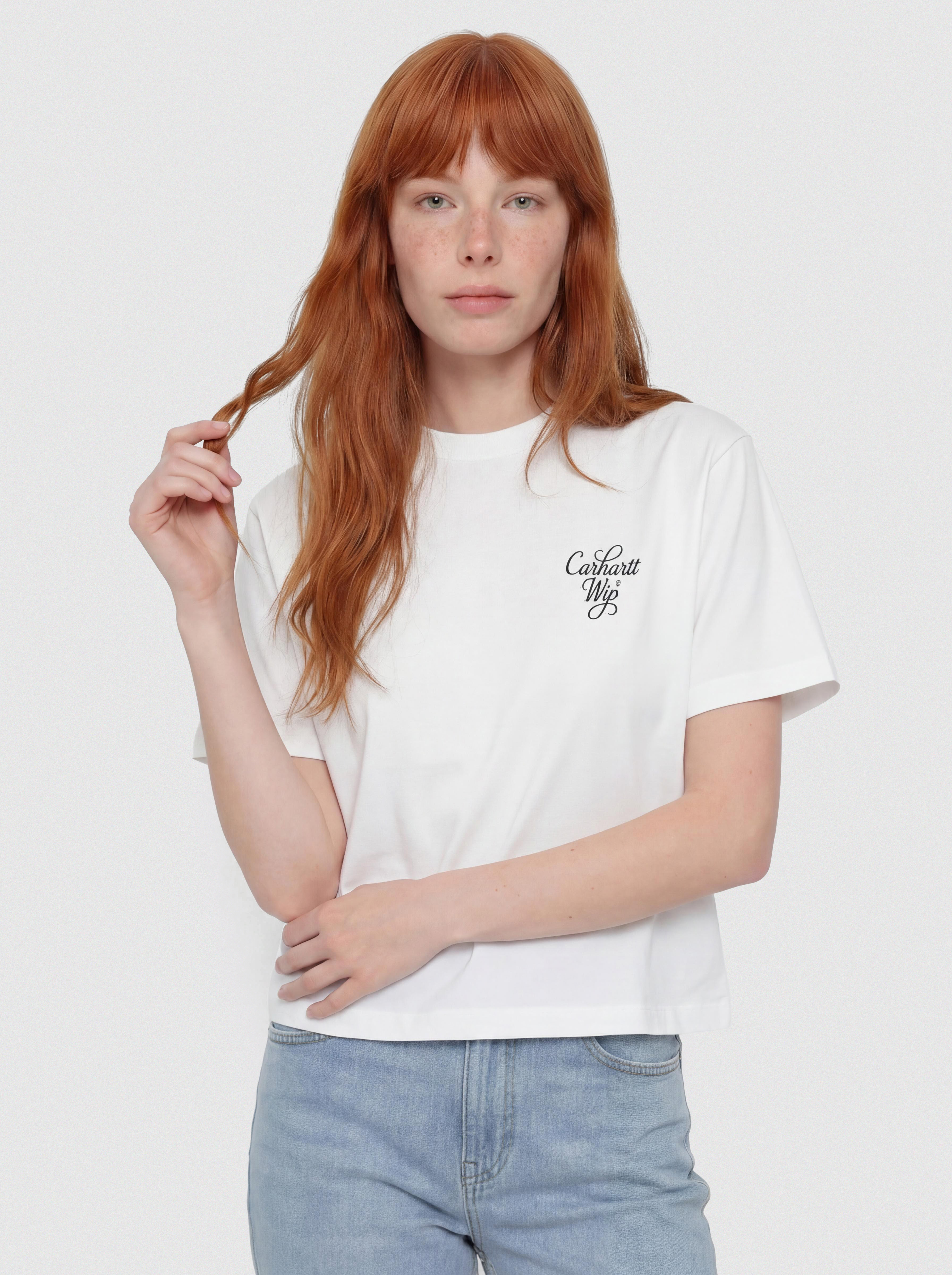 T-shirt Carhartt WIP Vestige Wmn (white)