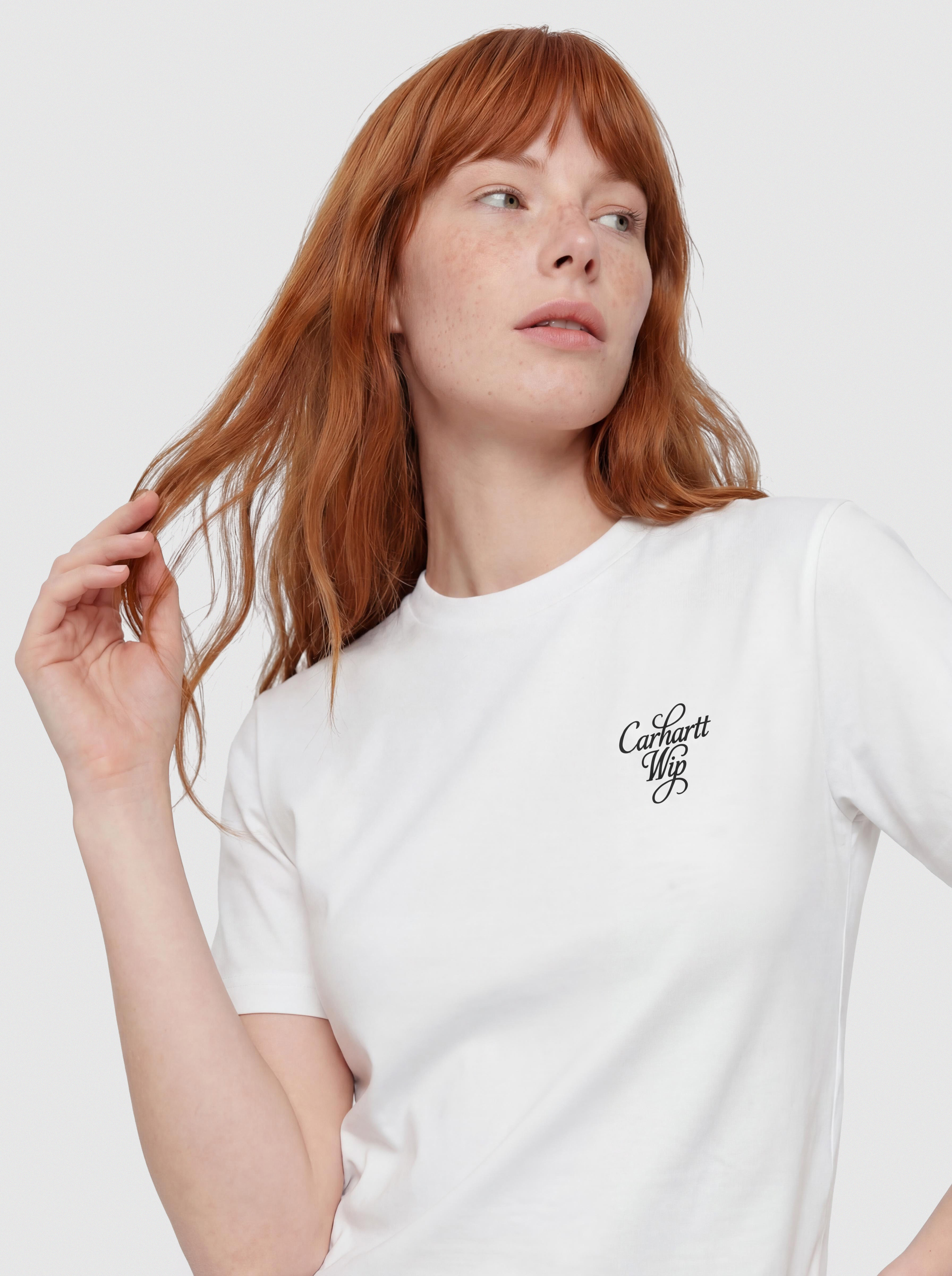 T-shirt Carhartt WIP Vestige Wmn (white)
