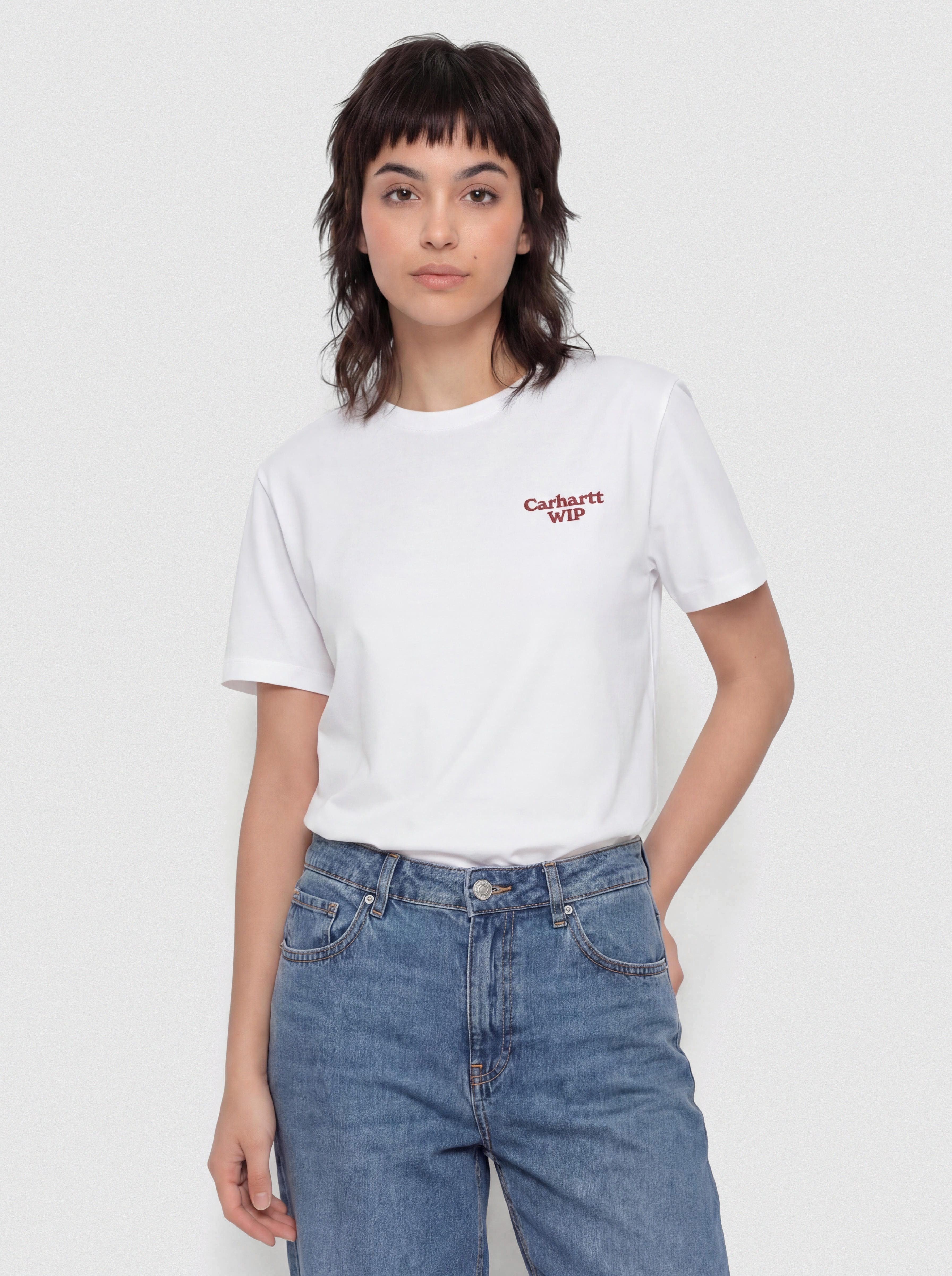 T-shirt Carhartt WIP Spoiled Wmn (white)